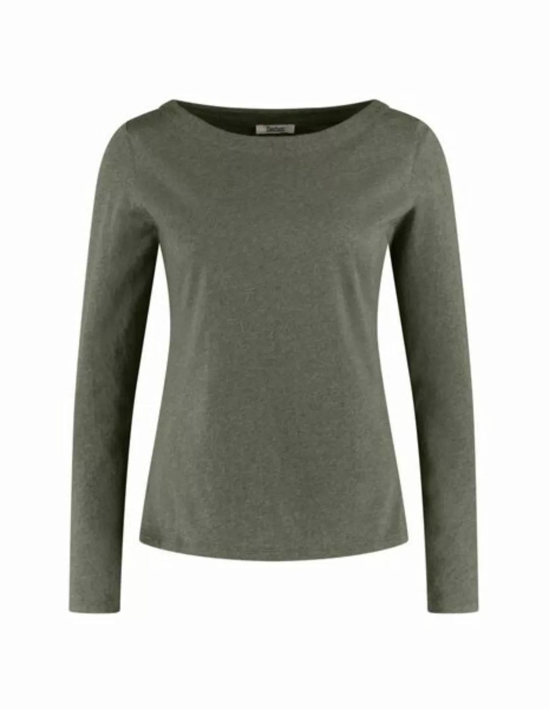 Jersey-shirt Fally Langarm - Aus Bio-baumwolle, Bio-wolle Und Seide günstig online kaufen