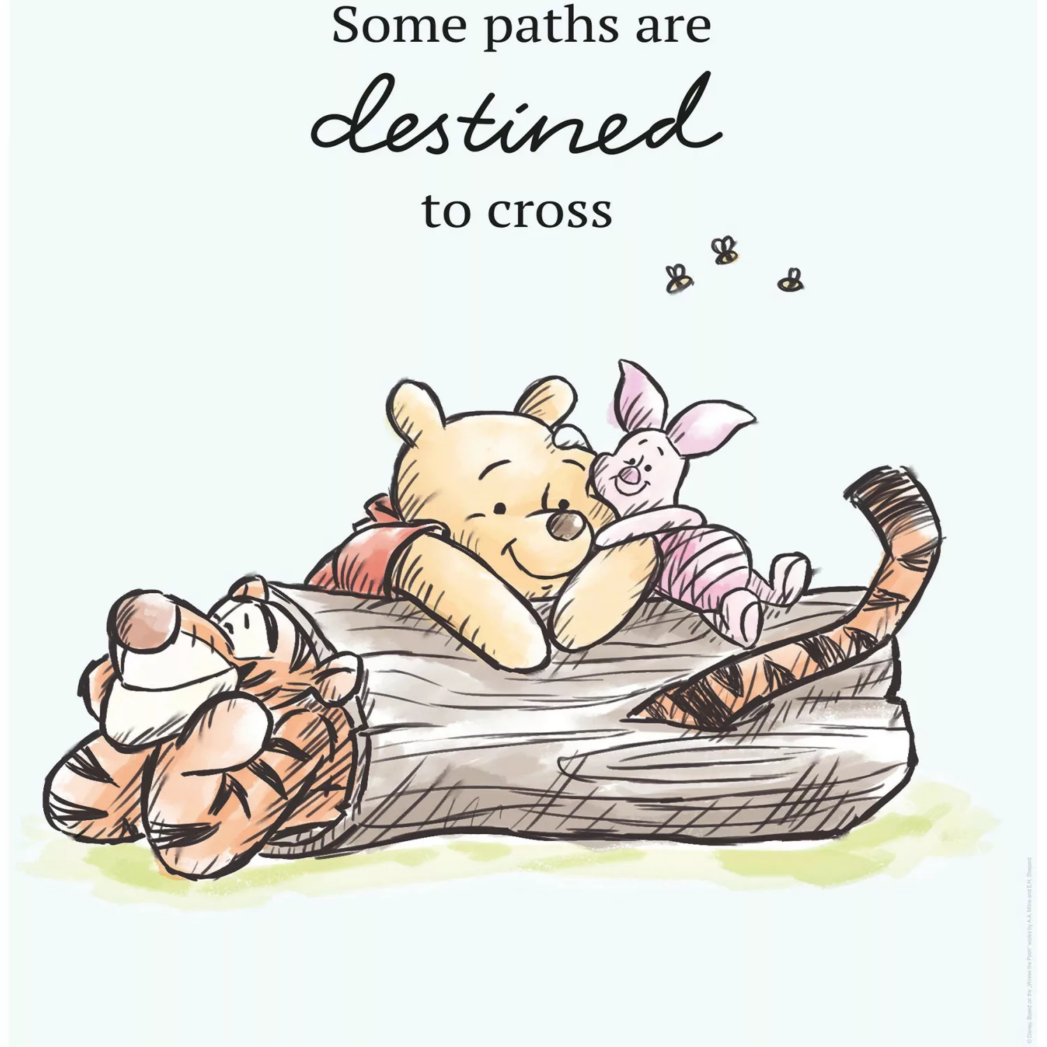 Komar Wandbild Winnie Pooh Path 50 x 70 cm günstig online kaufen