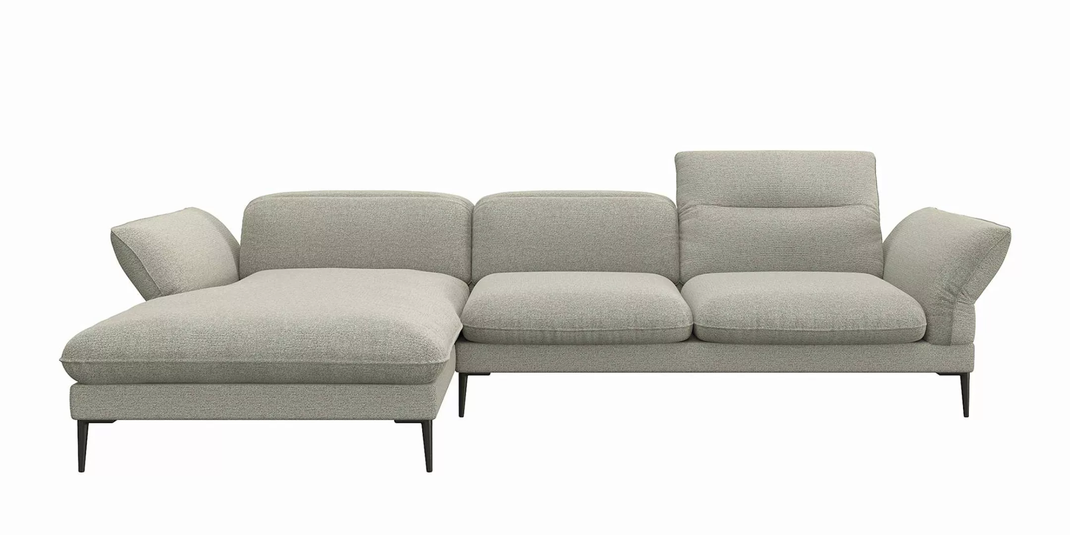 FLEXLUX Ecksofa "Salino, Funktionssofa mit Recamiere, Relaxsofa, Ecksofa", günstig online kaufen