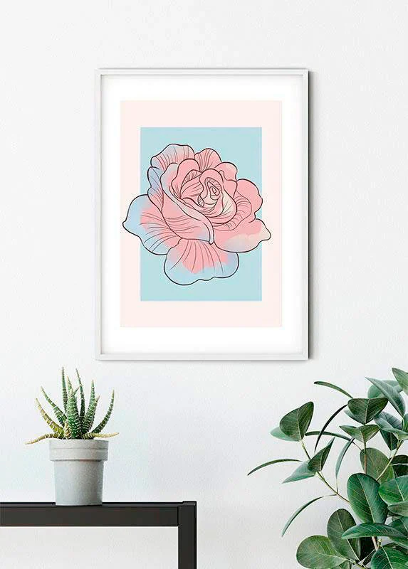 Komar Bild "Cinderella Rose", Disney, (1 St.), Wandbild zur Dekoration im K günstig online kaufen
