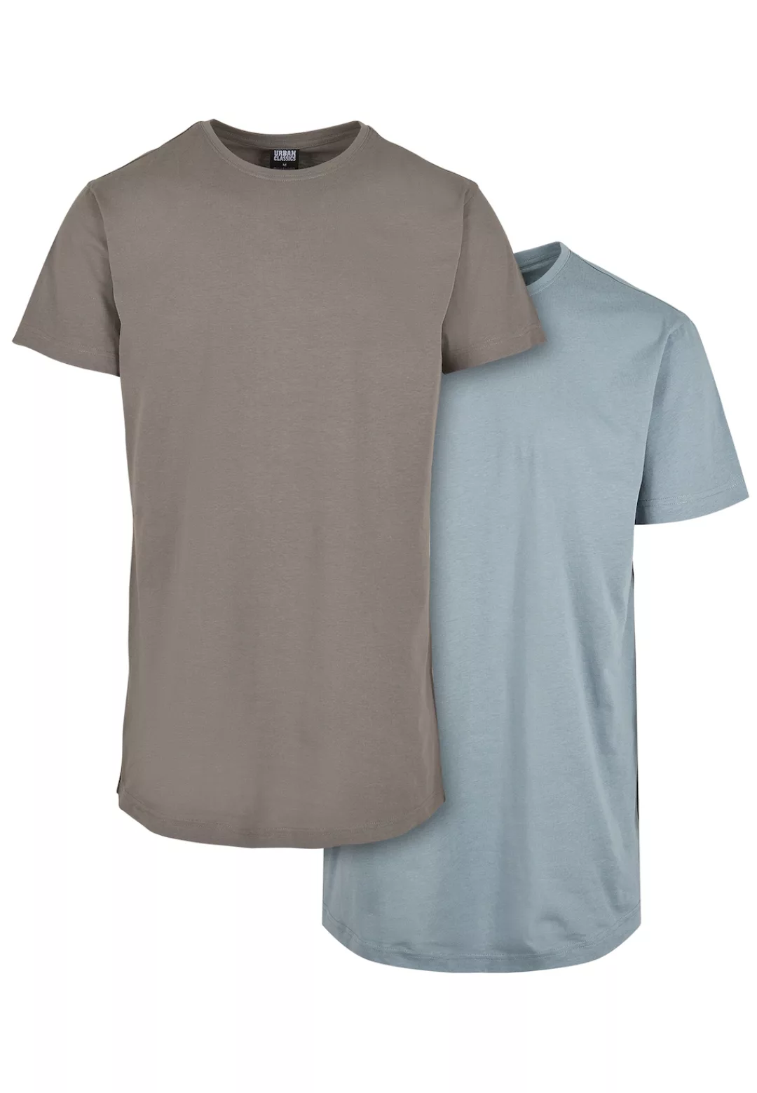 URBAN CLASSICS T-Shirt Urban Classics Herren Pre-Pack Shaped Long Tee 2-Pac günstig online kaufen