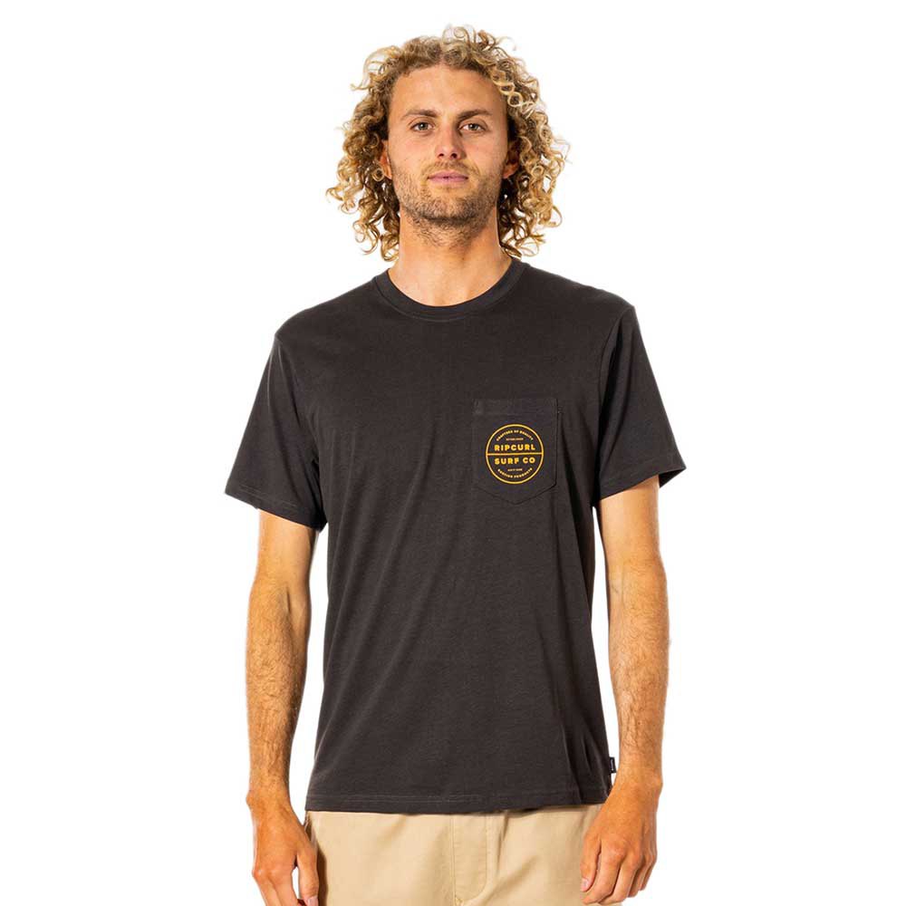 Rip Curl Re Entry Pocket Kurzärmeliges T-shirt XS Washed Black günstig online kaufen