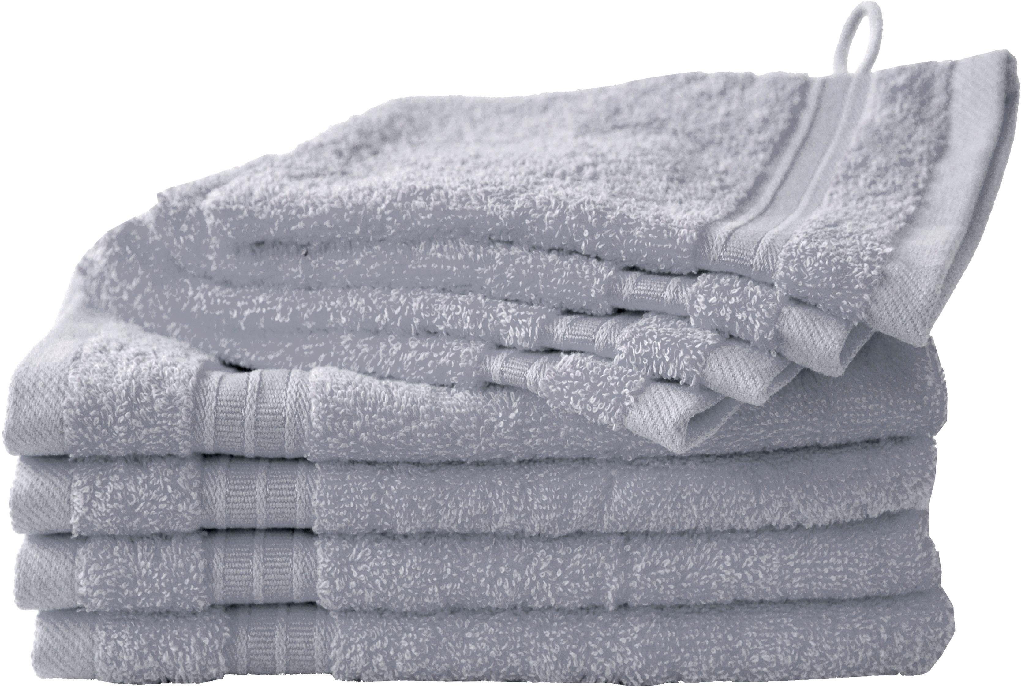 Dyckhoff Handtuch Set »Siena«, Set, 8 tlg., Walkfrottier, in tollen Unifarb günstig online kaufen