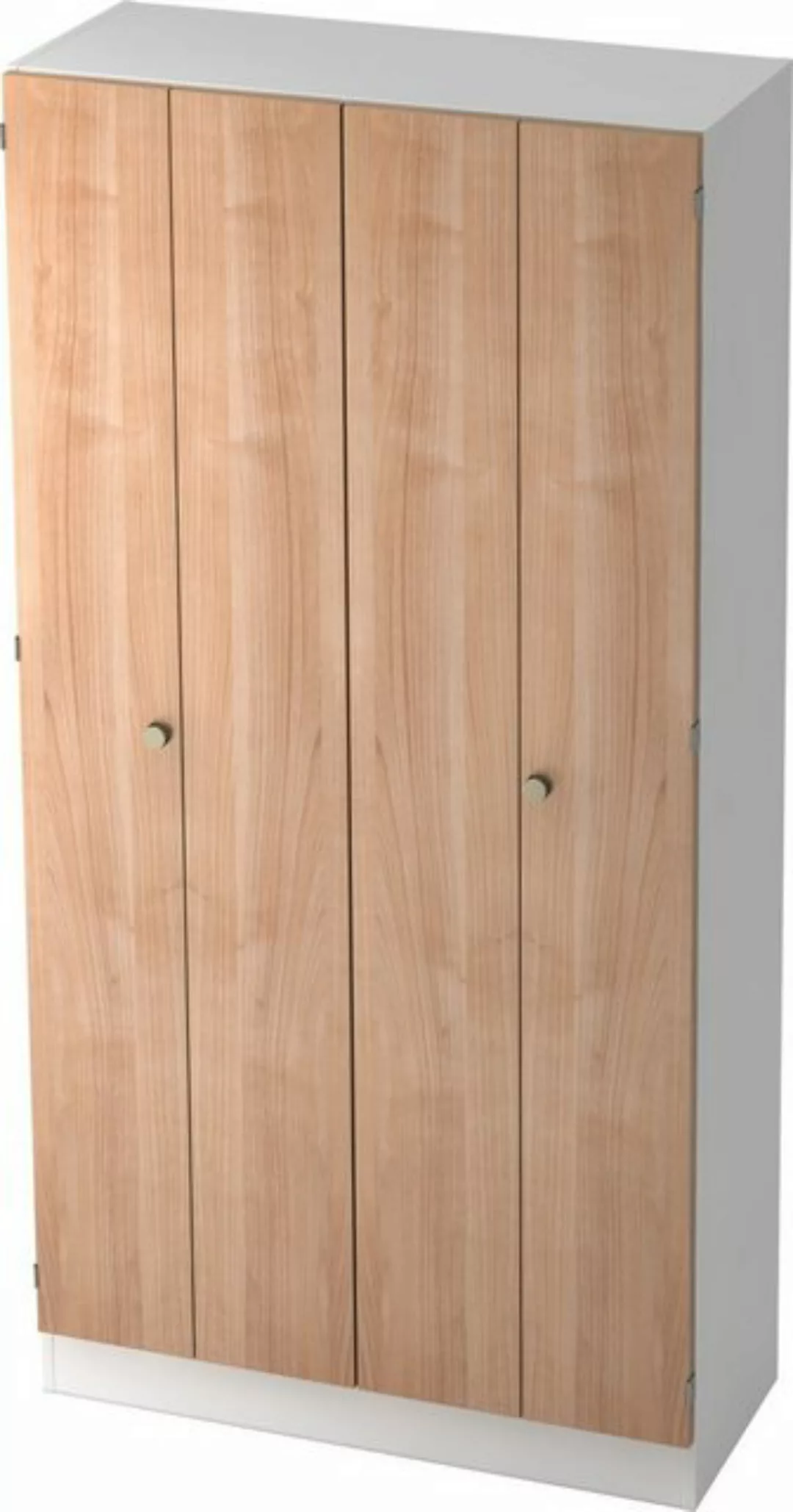 HAMMERBACHER Aktenschrank Falttürenschrank Solid 5OH BxTxH 100x42x200,4cm G günstig online kaufen