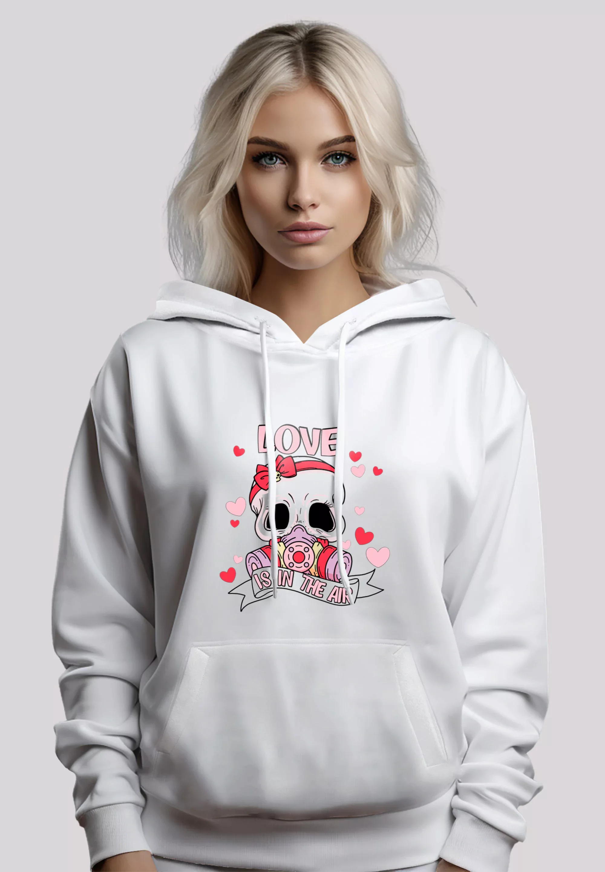 F4NT4STIC Kapuzenpullover "Anti Valentinstag LOVE is in the air", Premium Q günstig online kaufen