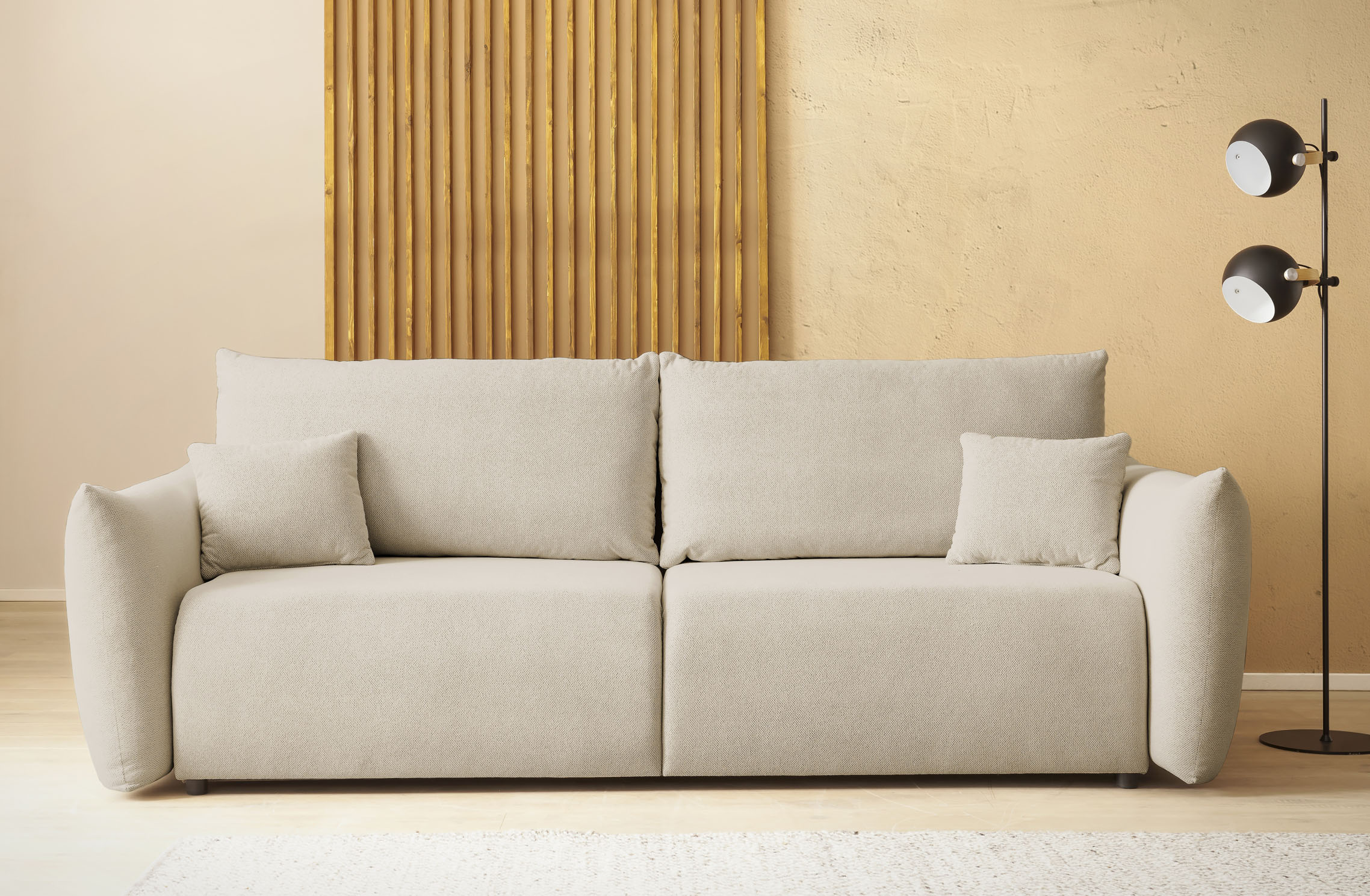 INOSIGN 3-Sitzer MAVAS Schlafsofa mit Bettkasten, ca.240/108cm (Liegefläche günstig online kaufen