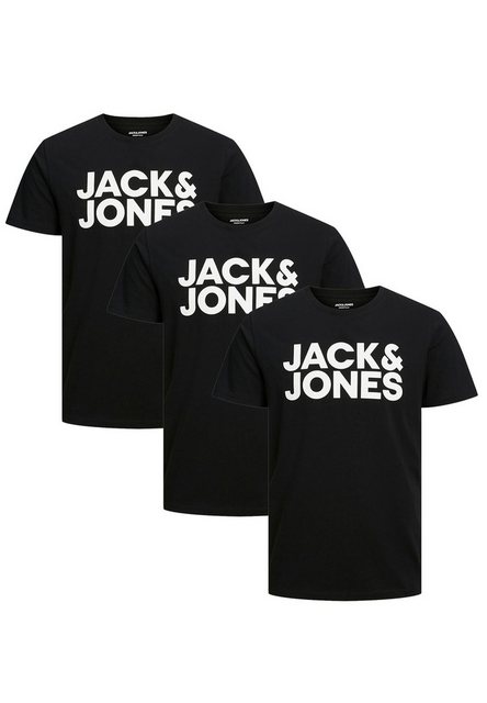 Jack & Jones T-Shirt 3er Pack Corp (Spar-Set, 3-tlg) T-Shirt - Baumwolle - günstig online kaufen