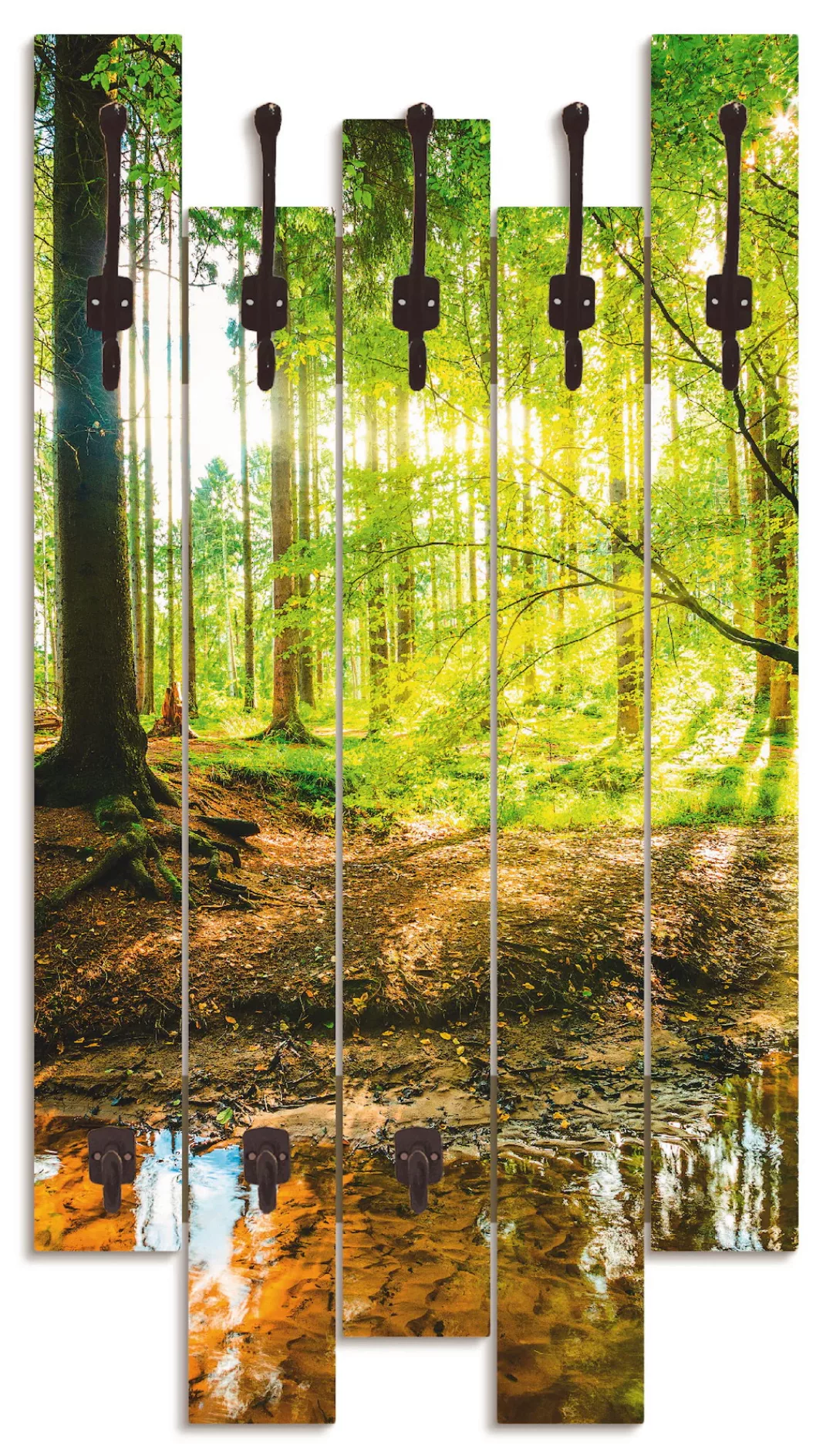 Artland Garderobenleiste »Wald mit Bach«, teilmontiert günstig online kaufen