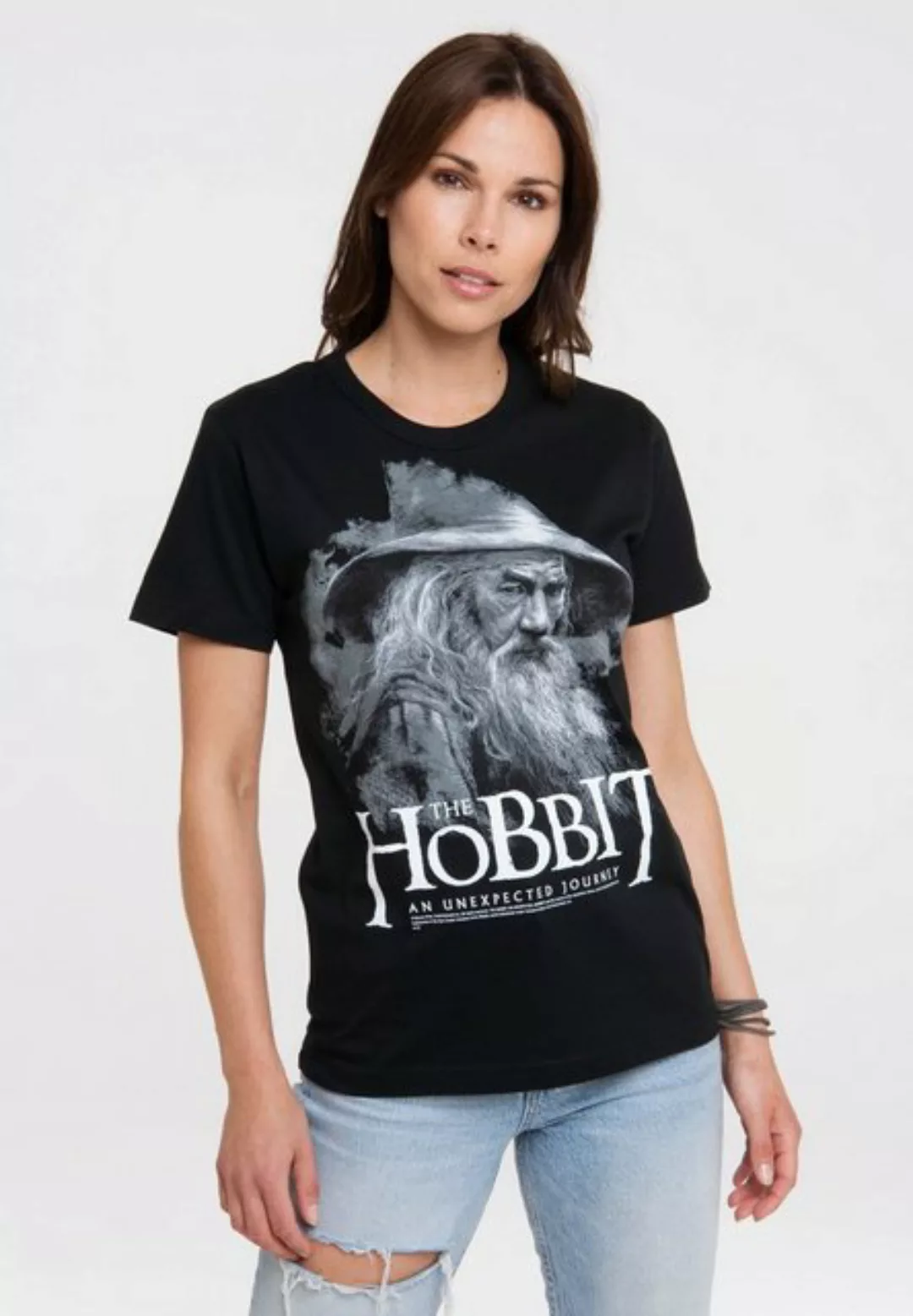 LOGOSHIRT T-Shirt "Hobbit - Gandalf", mit lizenziertem Print günstig online kaufen