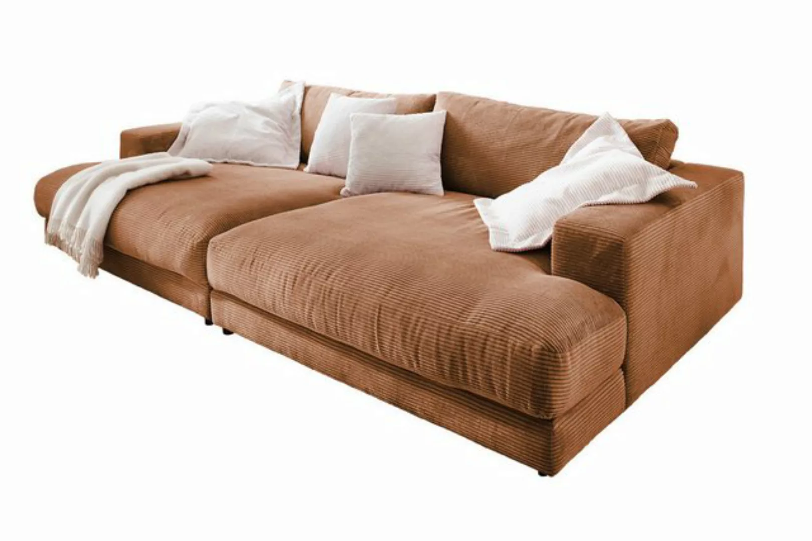 KAWOLA Big-Sofa MADELINE, Couch Stoff oder Cord verschiedene Ausführungen günstig online kaufen