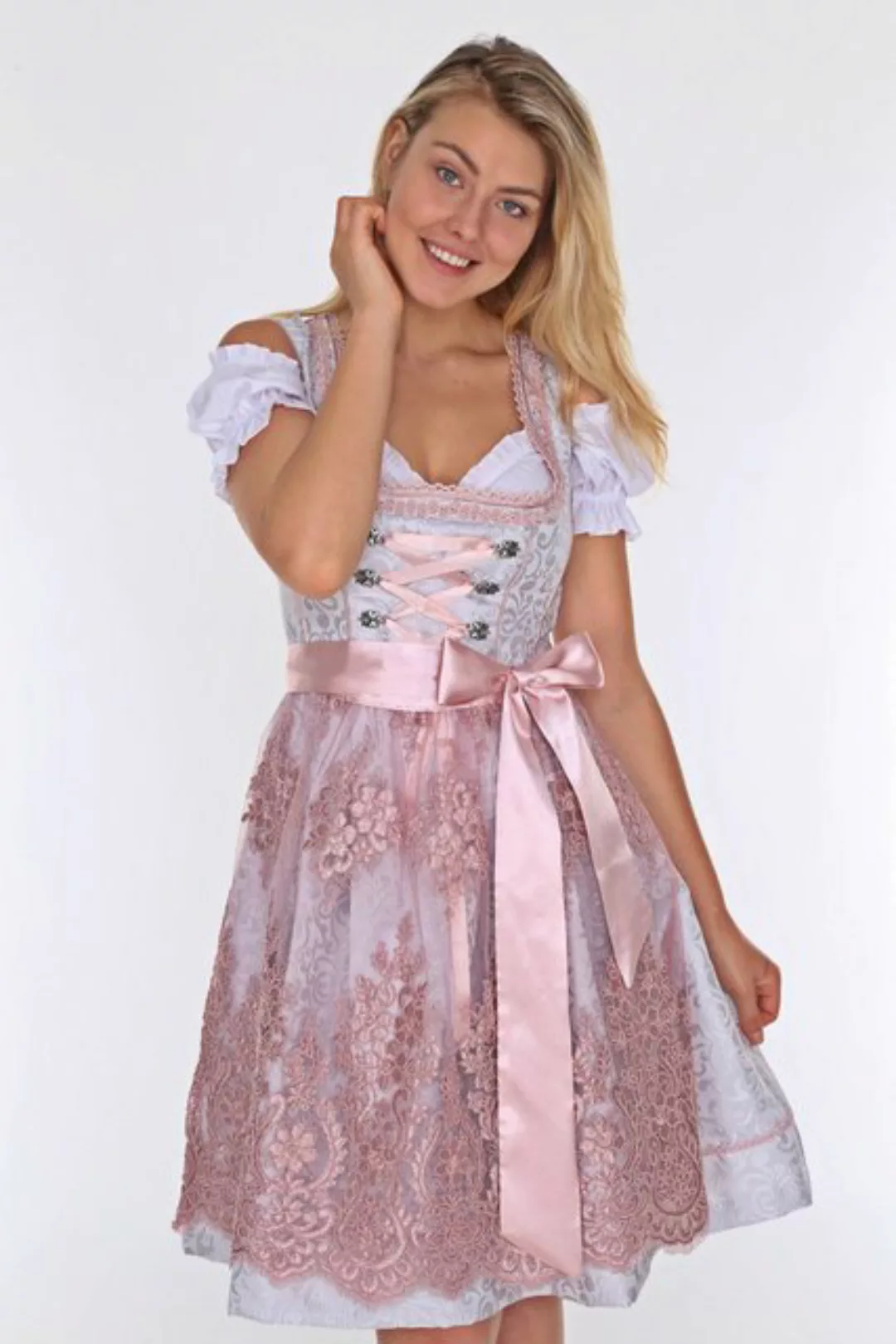 Trachtl Dirndl Trachtl-Lifos Diana Grau 3 tlg. günstig online kaufen