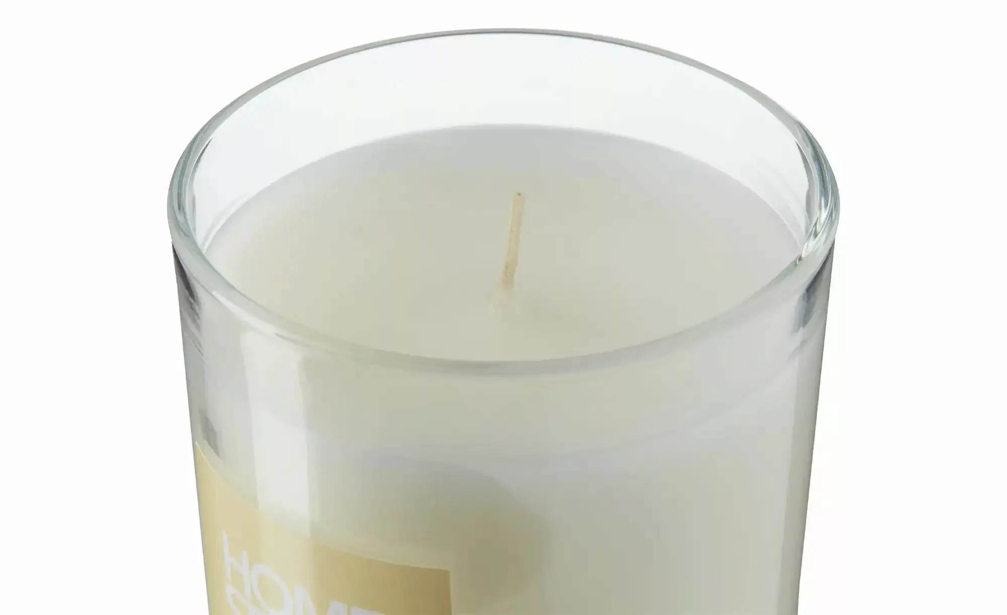 HOME STORY Duftkerze im Glas "Vanilla"   ¦ creme ¦ Wachs,Glas ¦ Maße (cm): günstig online kaufen