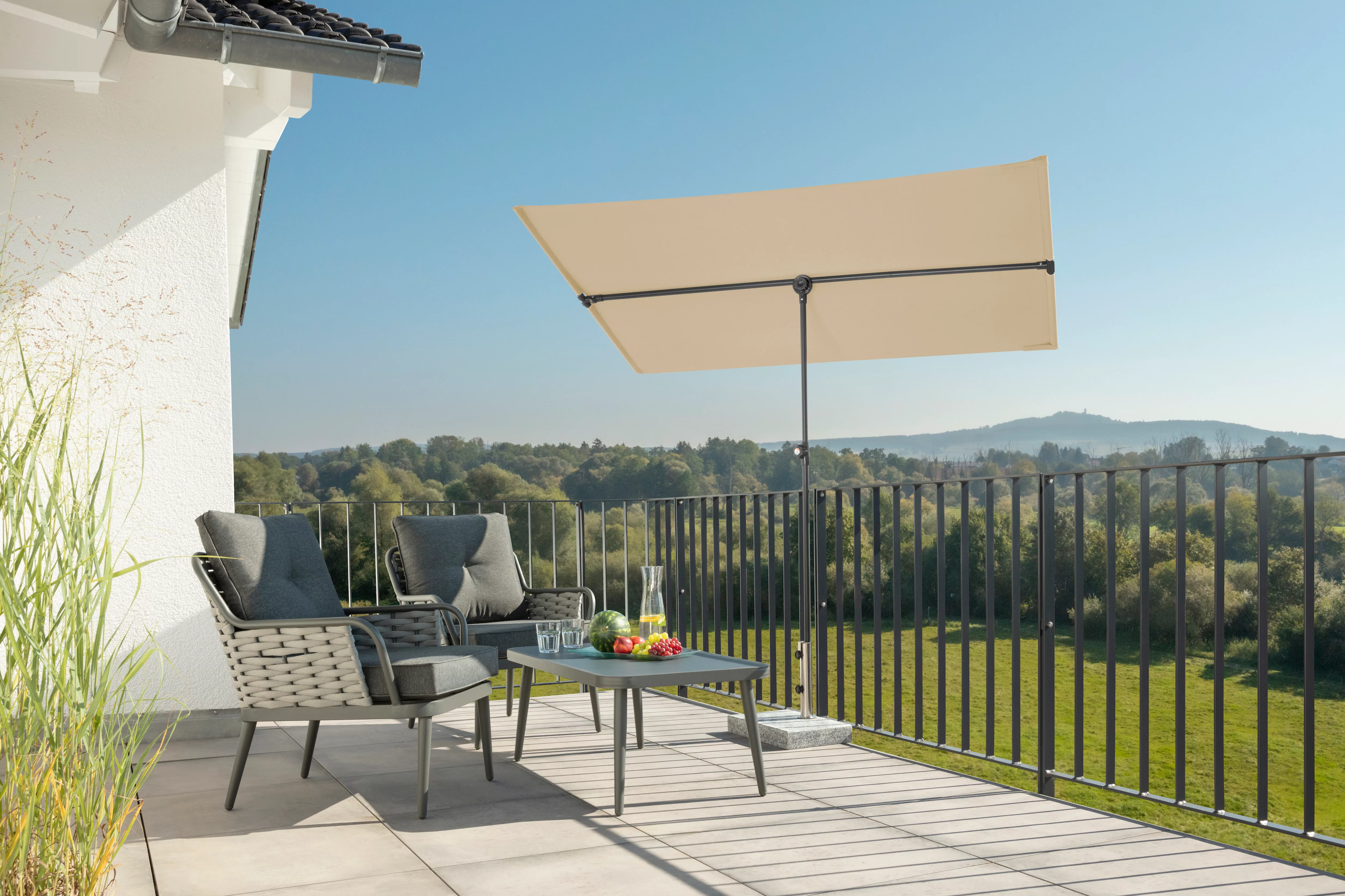 Schneider Schirme Balkonschirm ""Avellino"", 180x130 cm, flexibler Allround günstig online kaufen