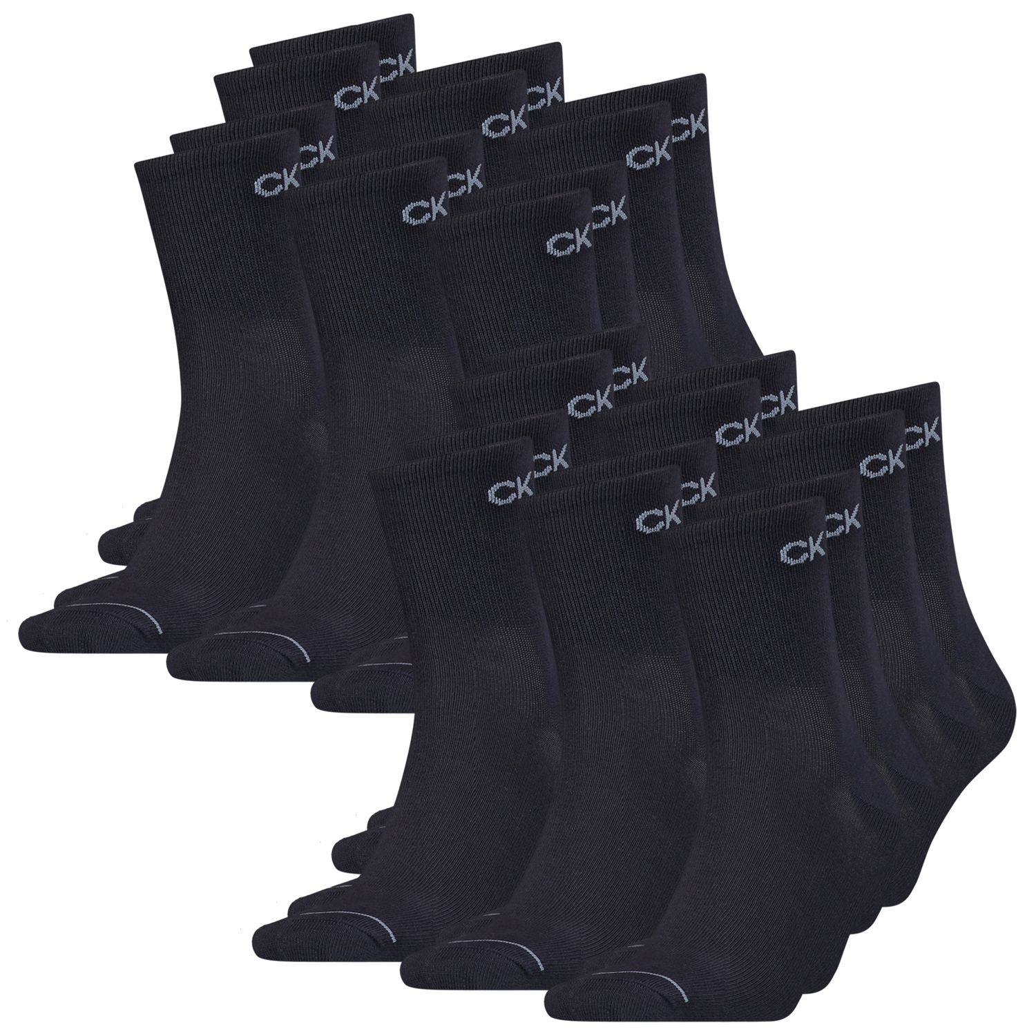 Calvin Klein Herren Quarter Socken SHORT SOCK 6er 9er 12er Pack günstig online kaufen