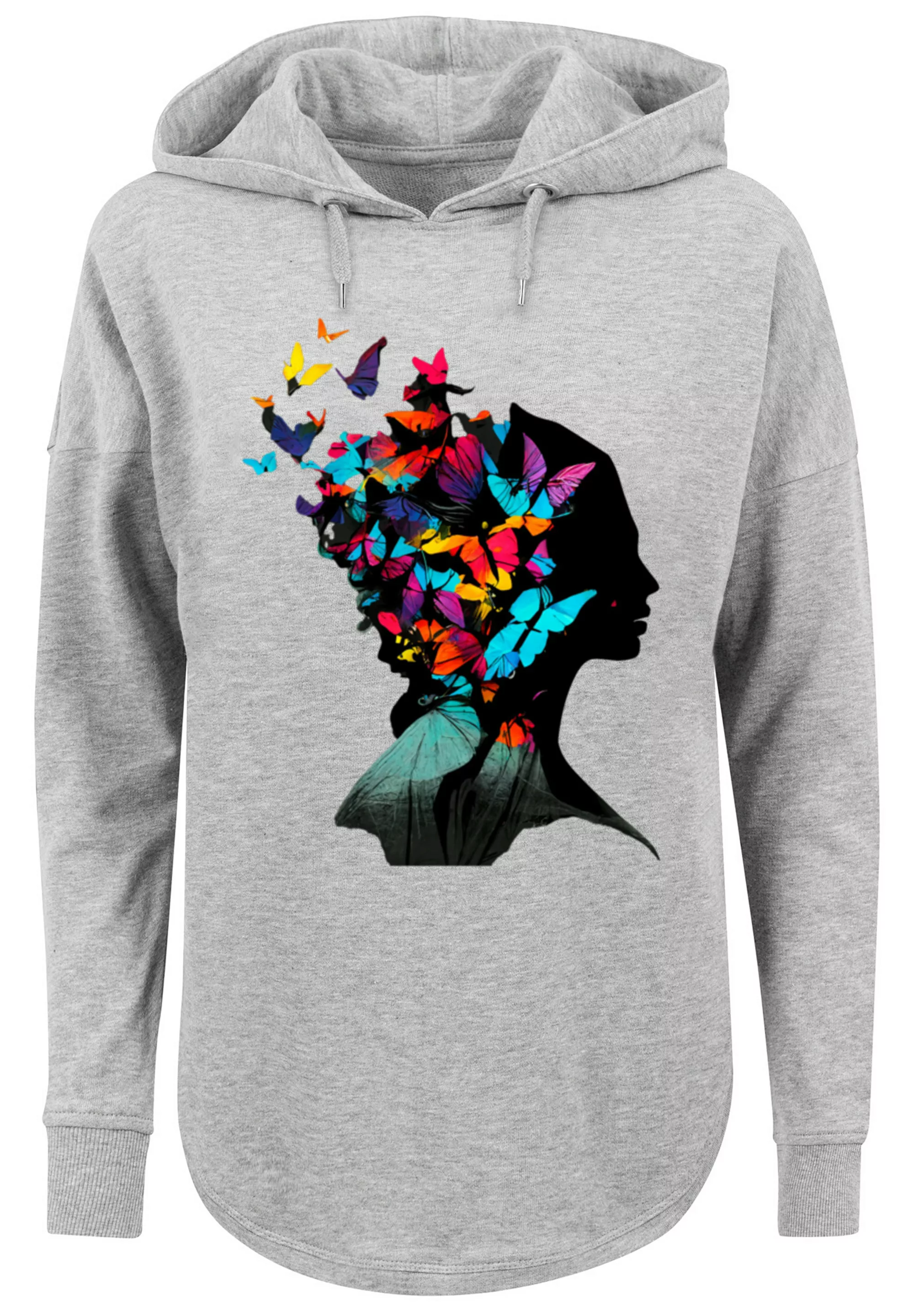 F4NT4STIC Kapuzenpullover "Schmetterling Silhouette OVERSIZE HOODIE", Print günstig online kaufen