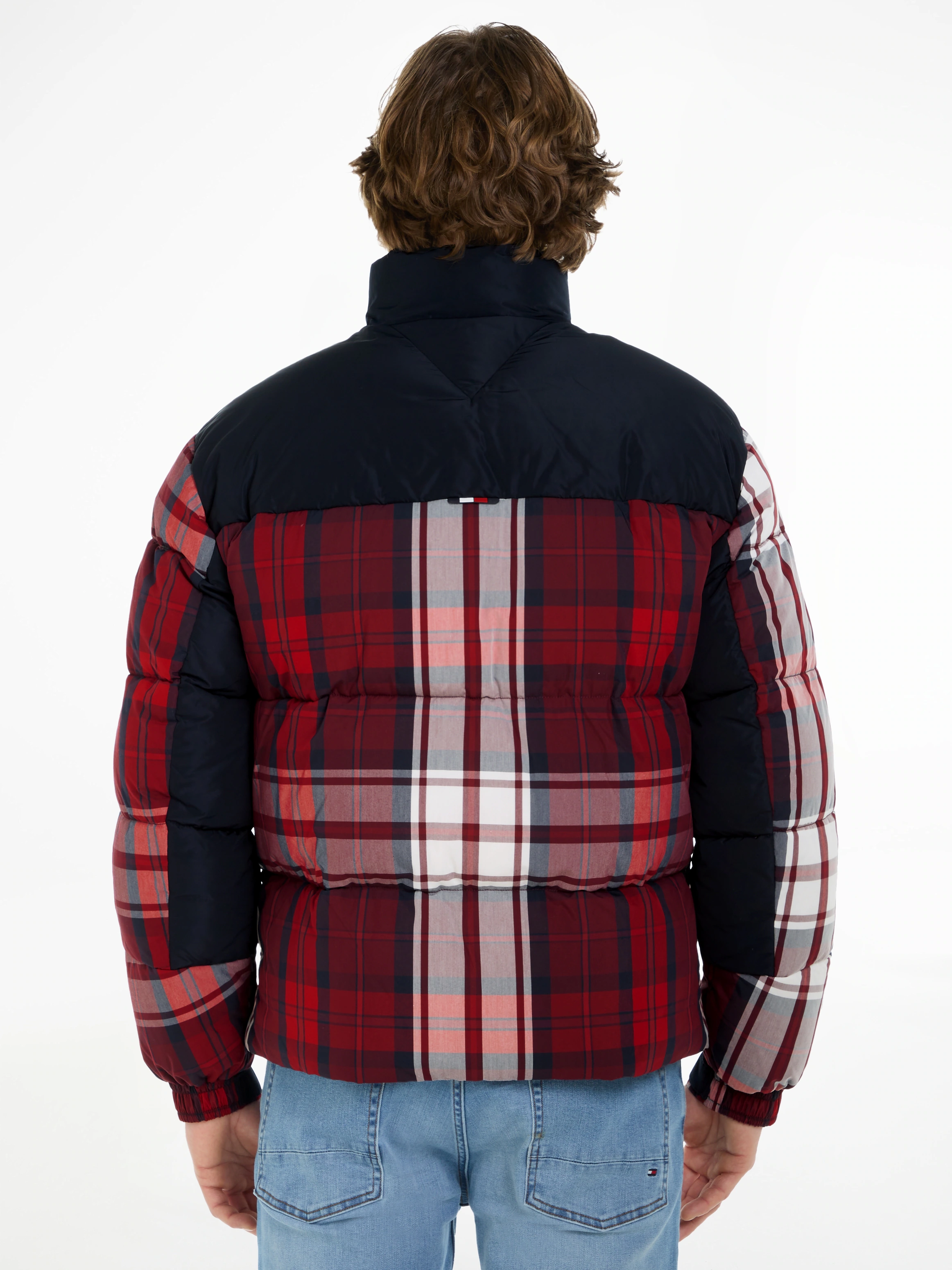 Tommy Hilfiger Steppjacke "EW YORK CHECK PUFFER JACKET," günstig online kaufen