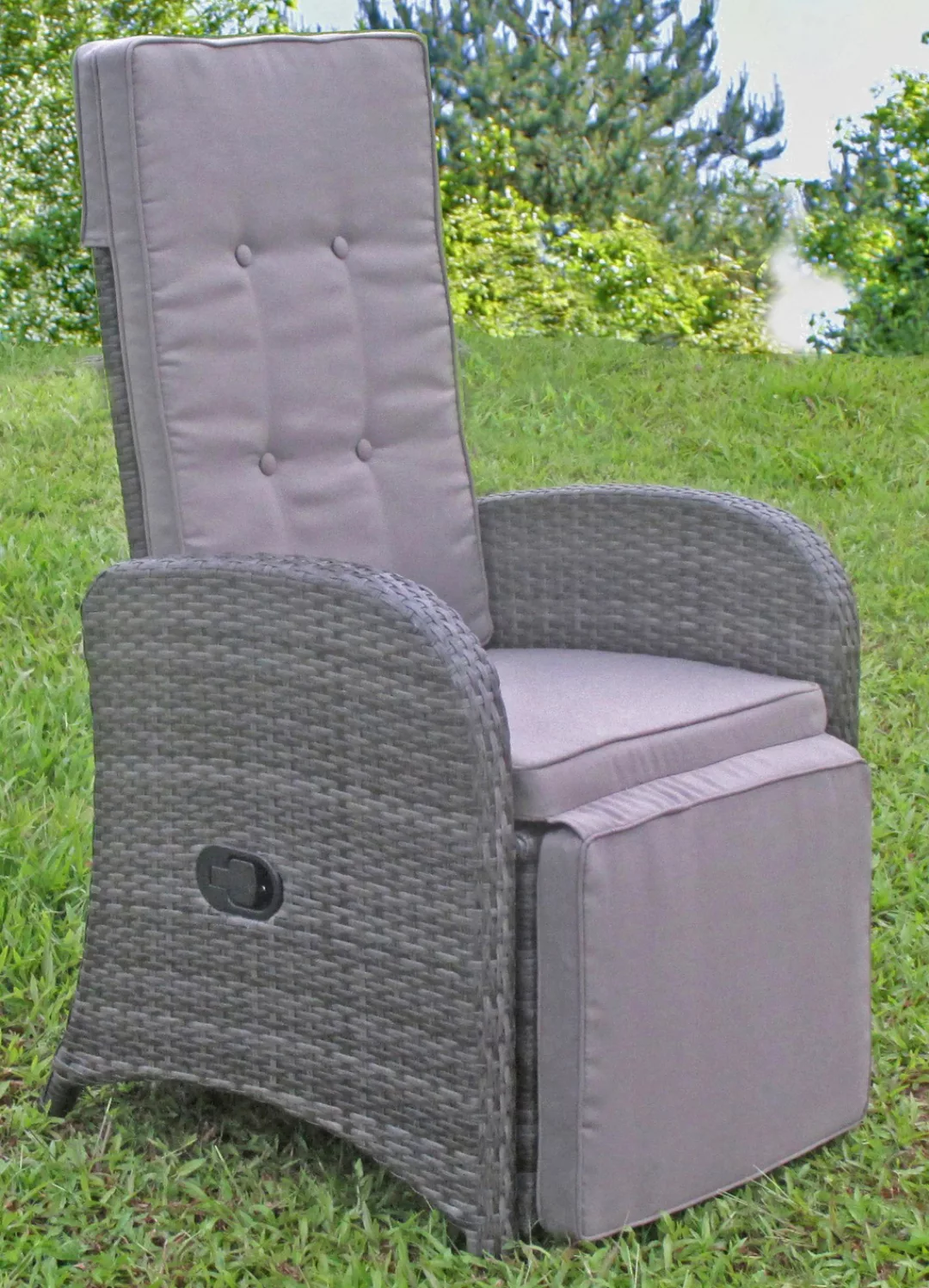 Garden Pleasure Loungesessel "SALERNO", (Set, 2 St.), Polyrattan, verstellb günstig online kaufen