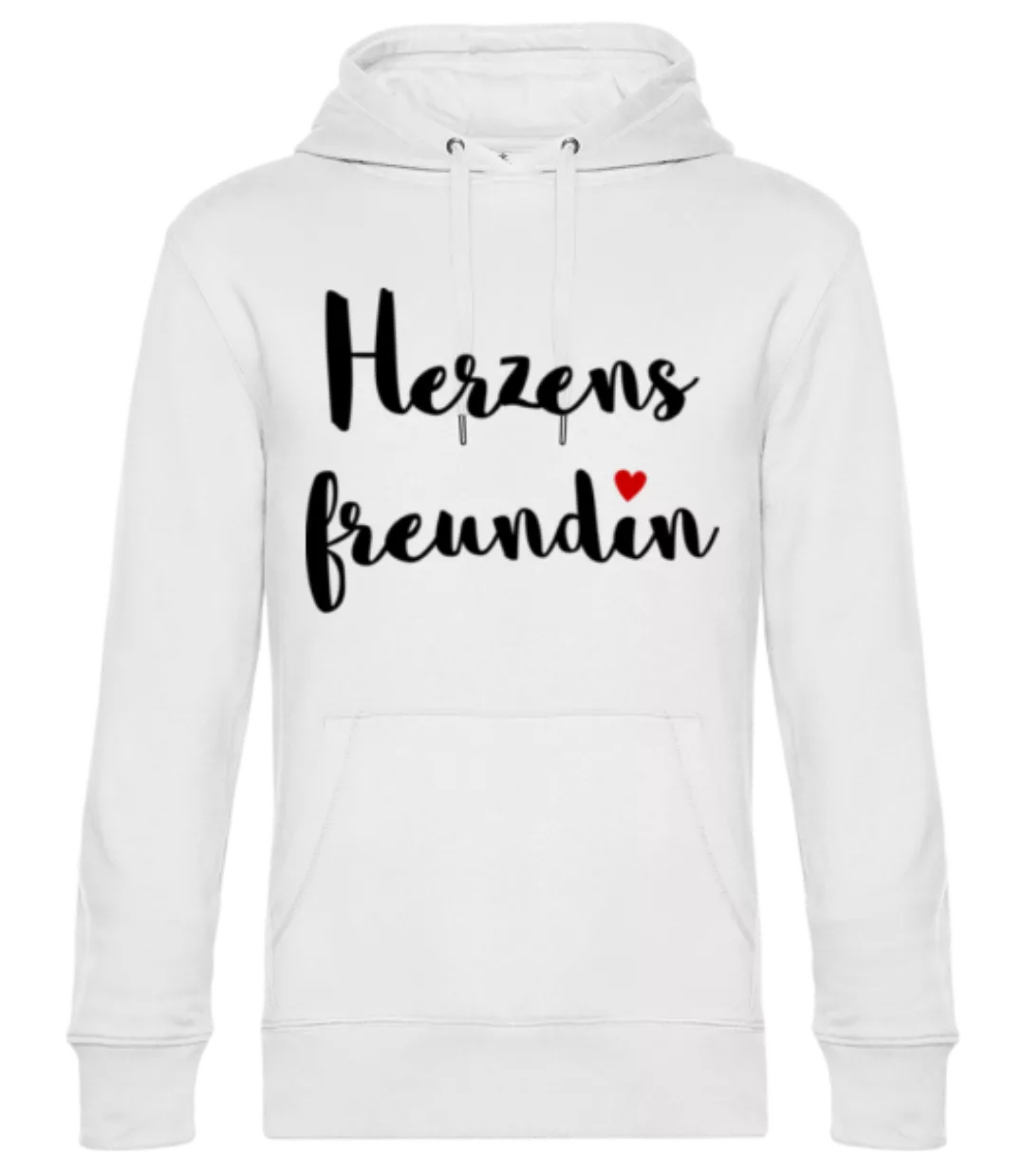 Herzens Freundin · Unisex Premium Hoodie günstig online kaufen