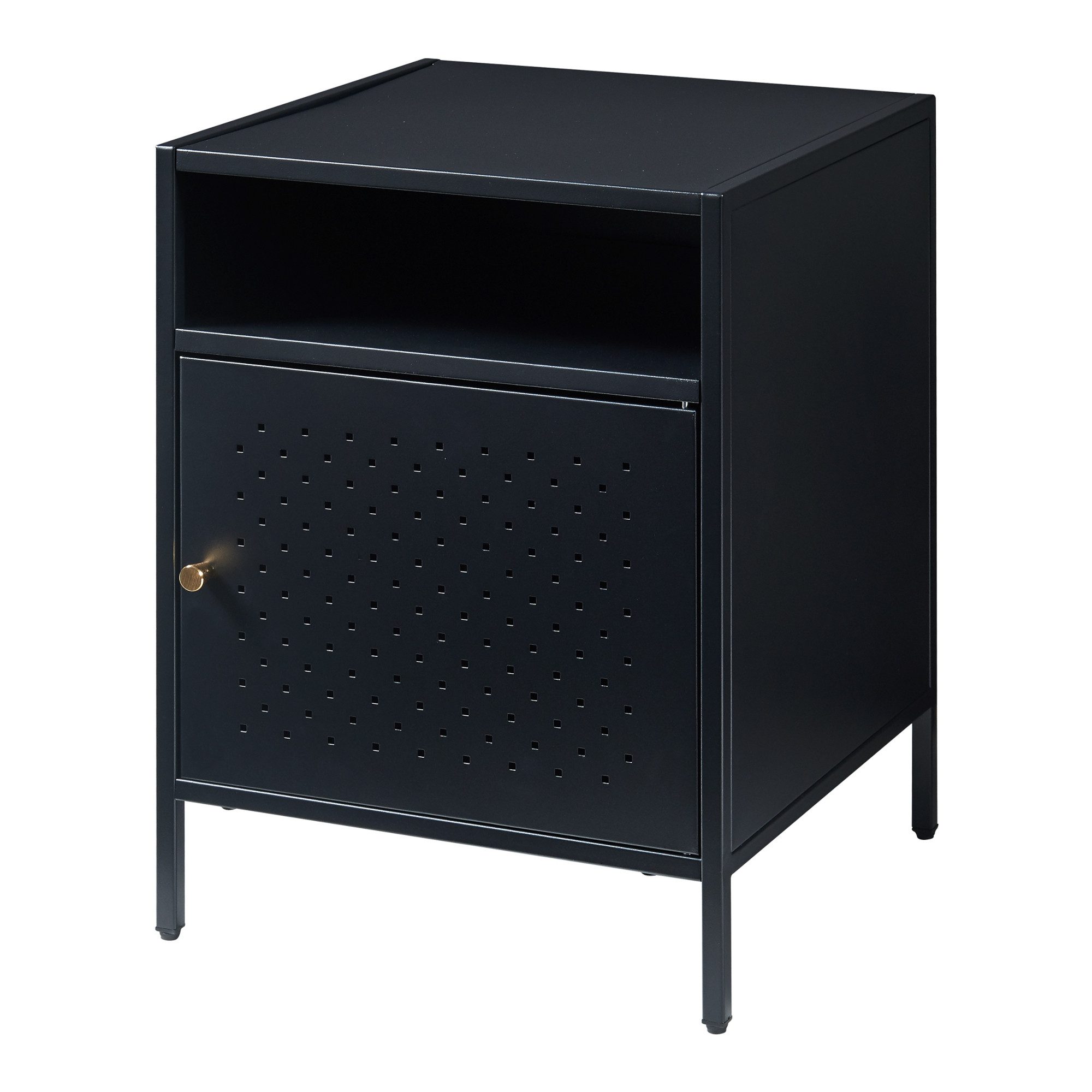 en.casa Nachtschrank Nachttisch »Janakkala« 55x40x40 cm günstig online kaufen