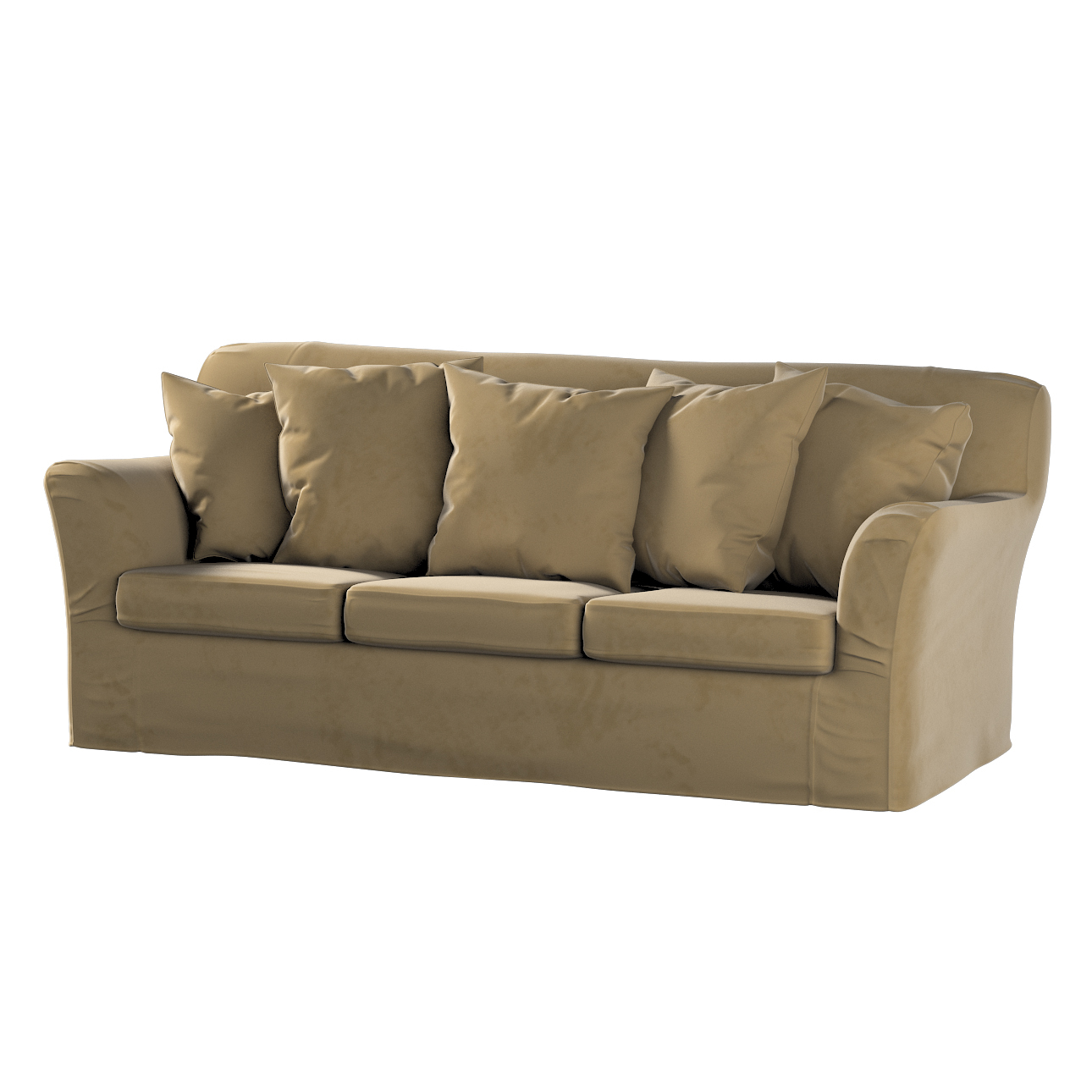 Bezug für Tomelilla 3-Sitzer Sofa nicht ausklappbar, hellbraun, Sofahusse, günstig online kaufen