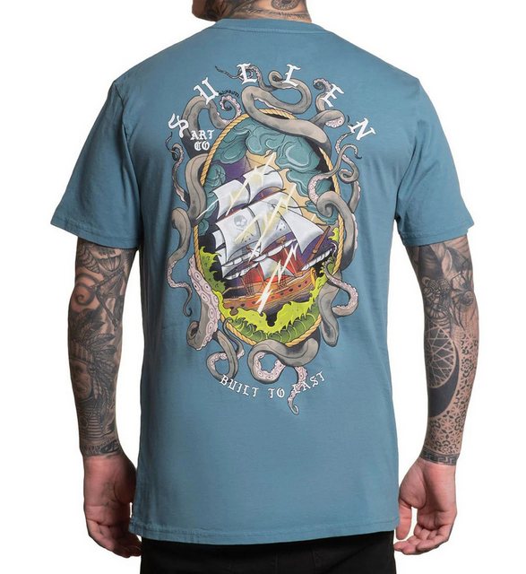 Sullen Clothing T-Shirt Thru Storms Smoke Blue günstig online kaufen