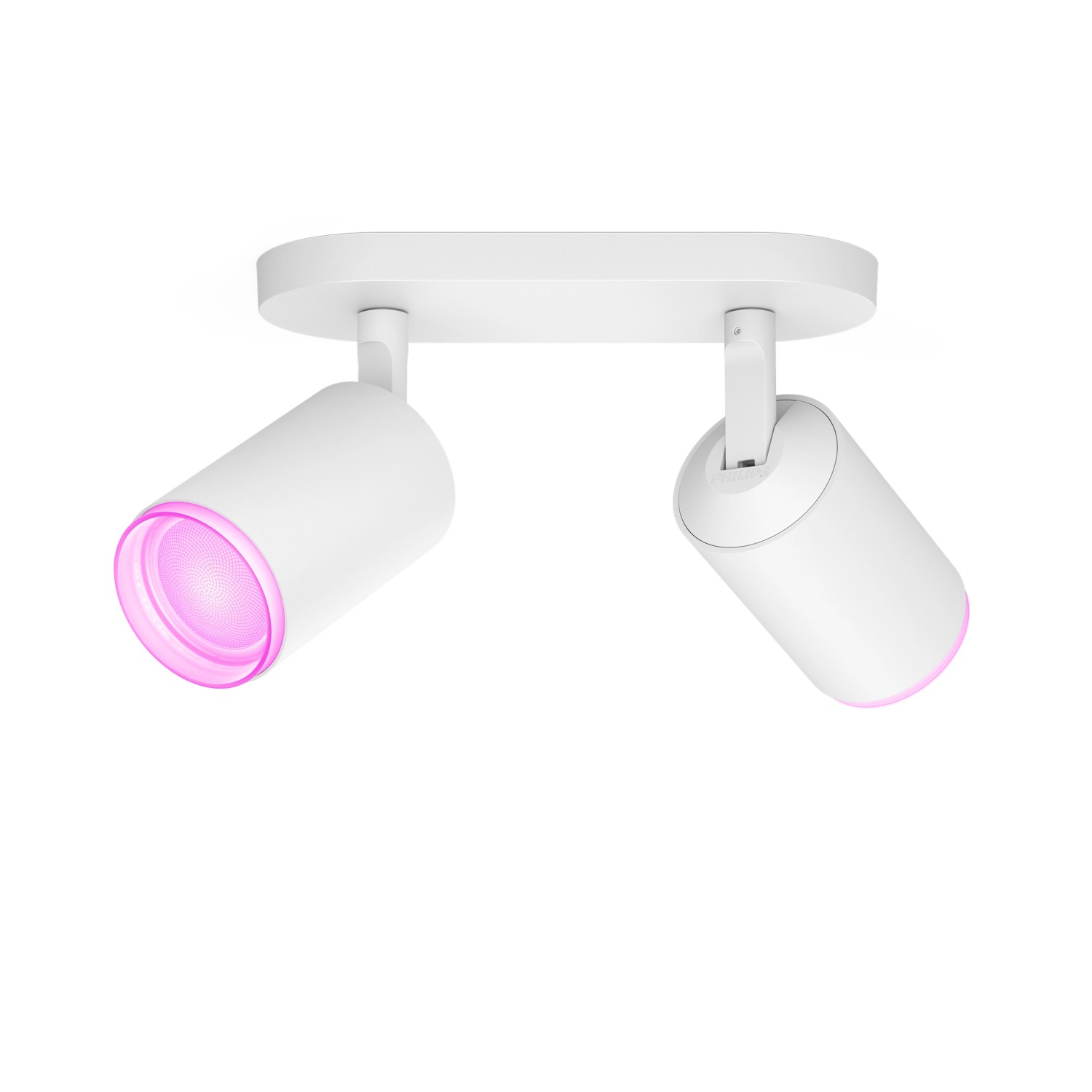 Philips Hue LED-Spot Fugato 2-flammig White & Color Ambiance Weiß 19,5 x 15 günstig online kaufen