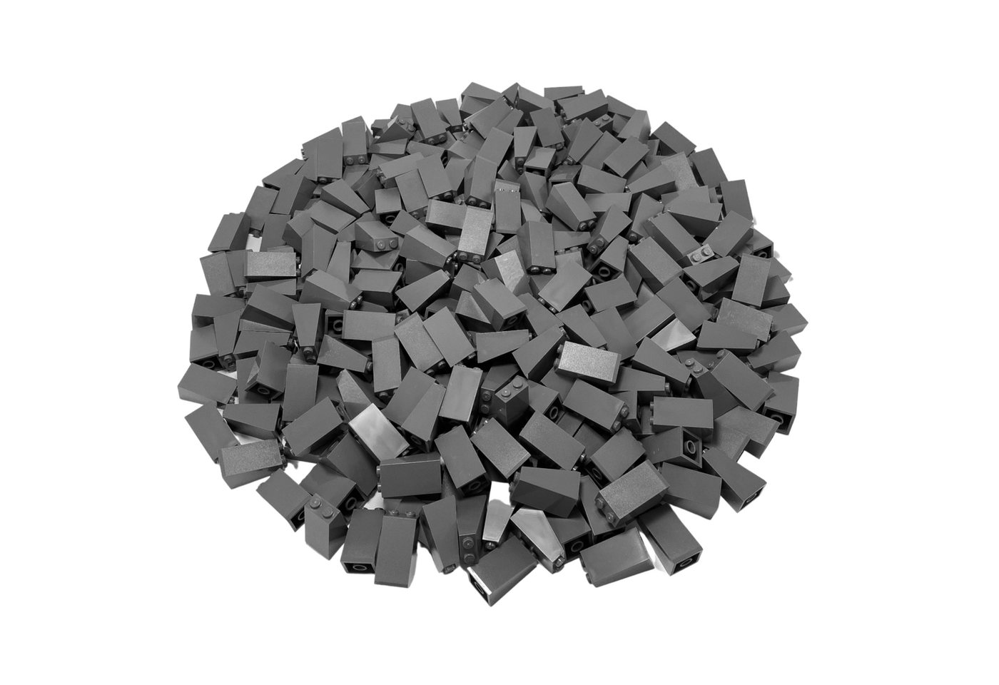 LEGO® Spielbausteine LEGO® 2x2x3 Dachsteine Dunkelgrau - Dark Bluish Gray 3 günstig online kaufen