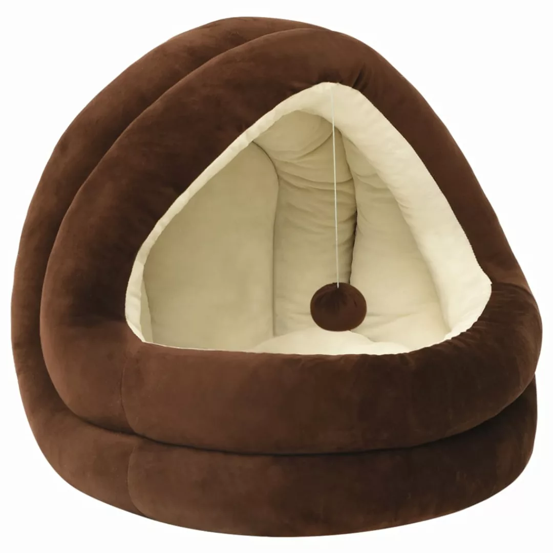 Vidaxl Katzenbett 40x40x35 Cm Braun Und Creme günstig online kaufen