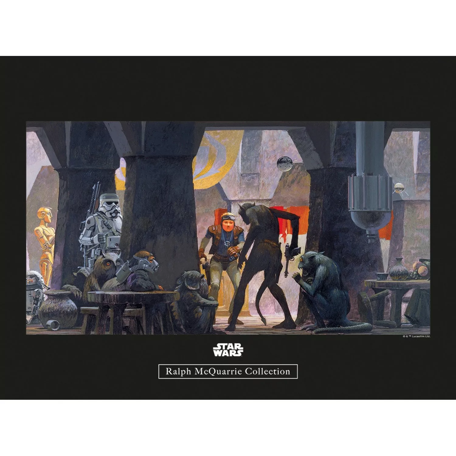 Komar Wandbild Star Wars Streets 40 x 30 cm günstig online kaufen