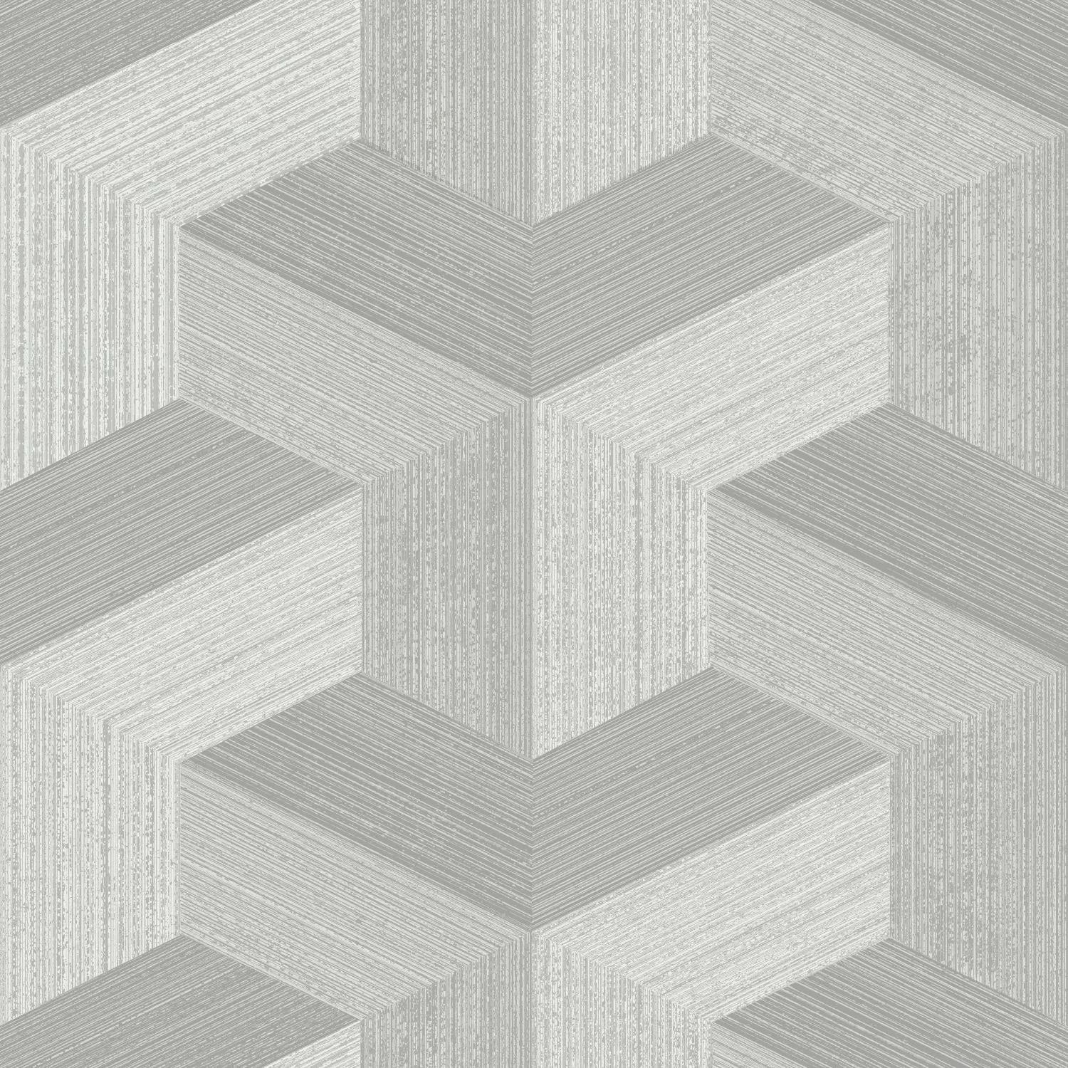 Origin Wallcoverings Öko-Strukturtapete 3D-Muster Grau 0.53 x 10.05 m 34794 günstig online kaufen