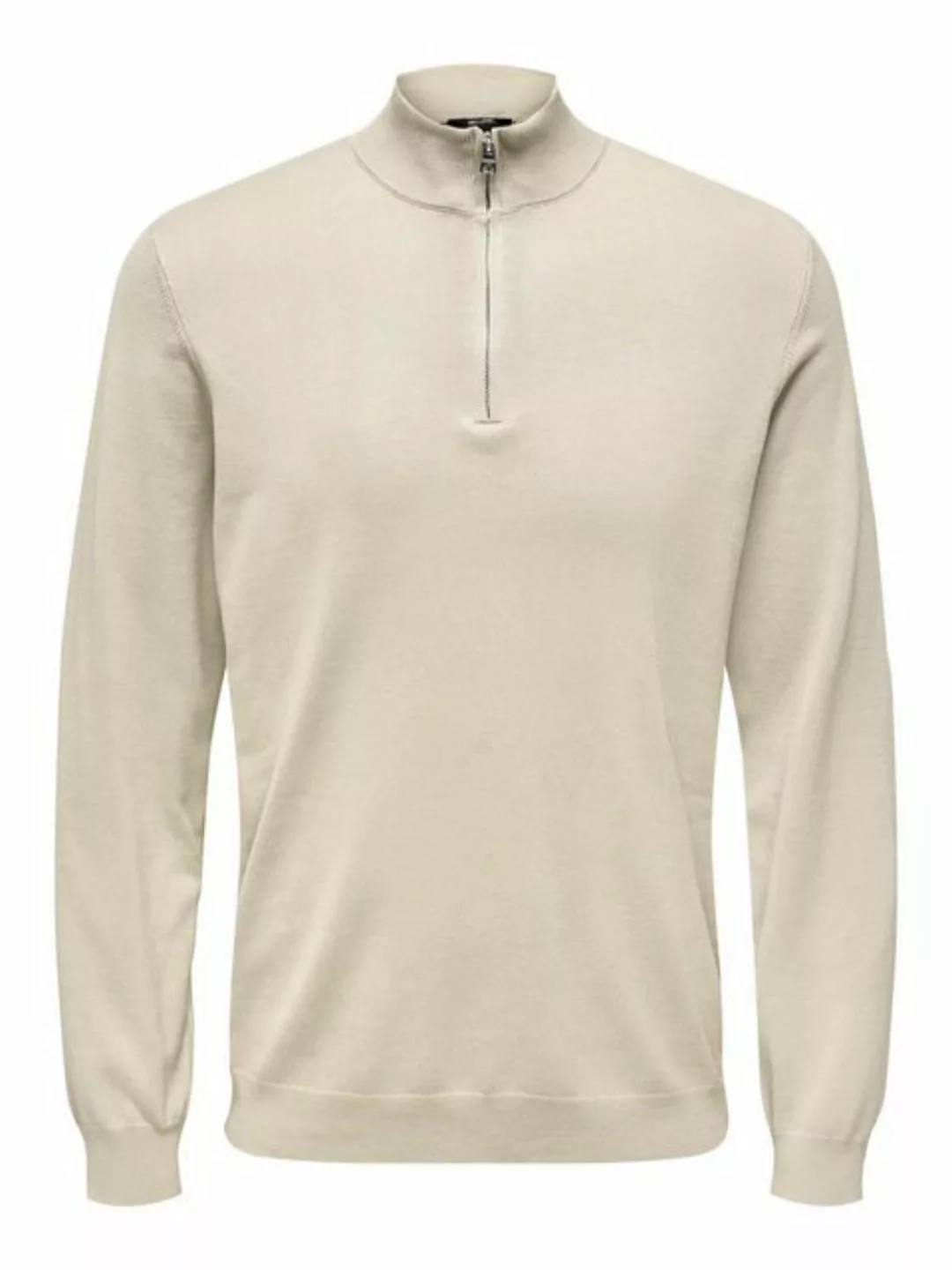 ONLY & SONS Strickpullover ONSWYLER LIFE REG 14 HALF ZIP KNIT NOOS günstig online kaufen