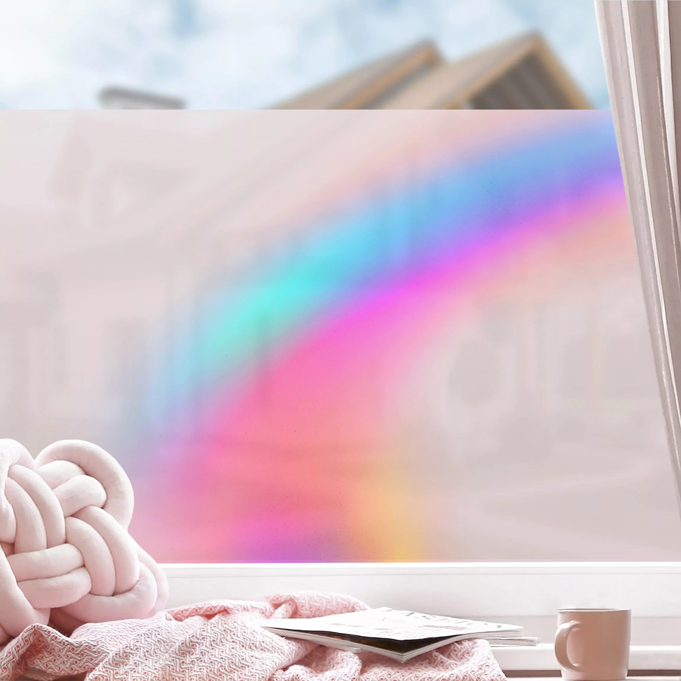 Fensterfolie Pinker Farbschwung günstig online kaufen