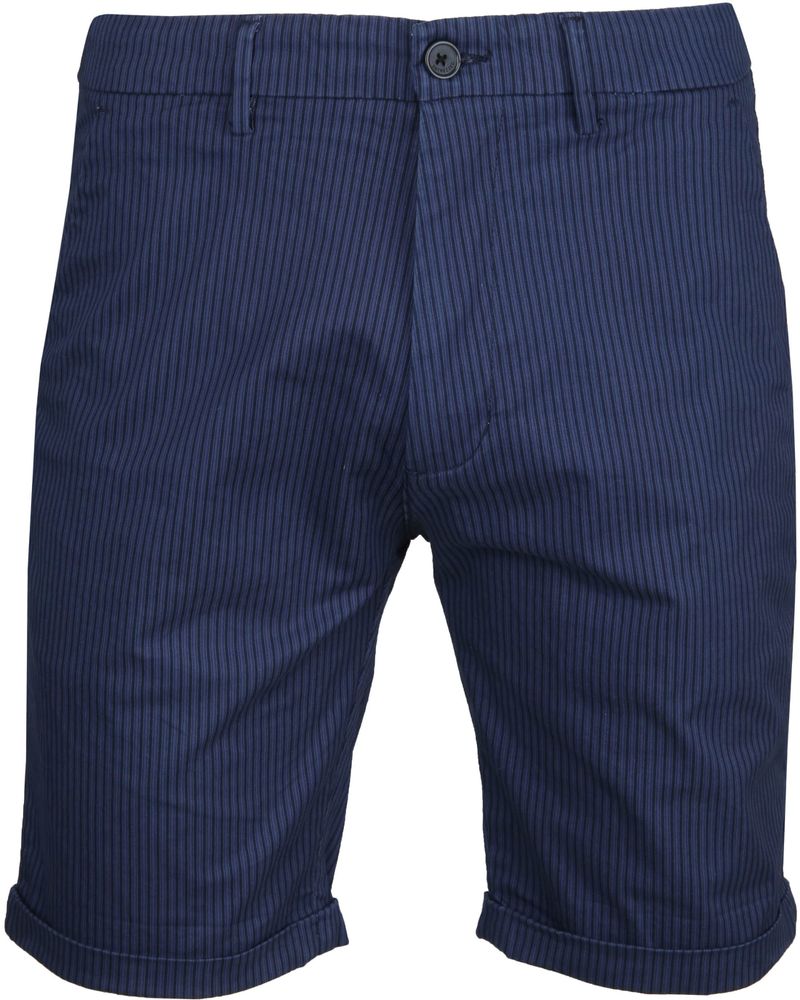 Dstrezzed Fine Marine Short Streifen Navy - Größe 36 günstig online kaufen