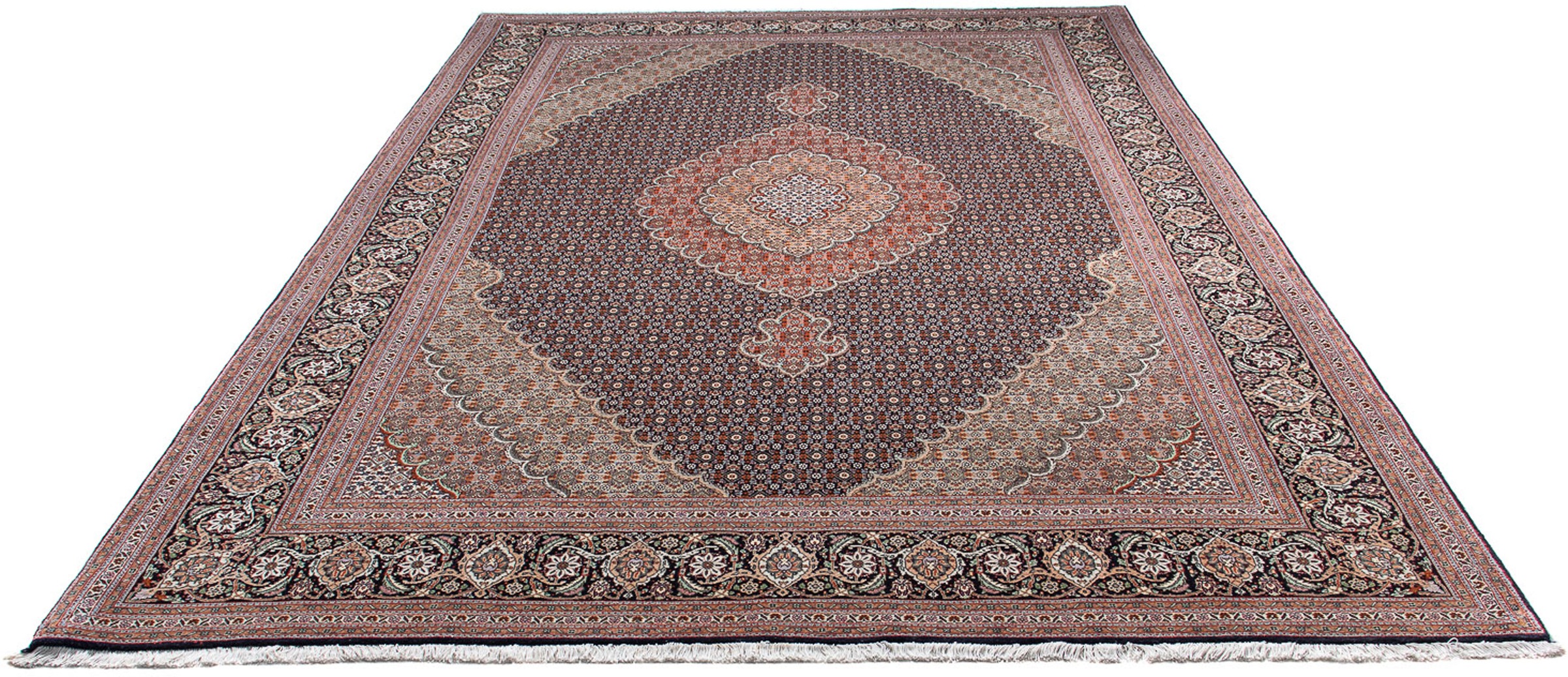 morgenland Orientteppich »Perser - Täbriz - 305 x 205 cm - dunkelblau«, rec günstig online kaufen