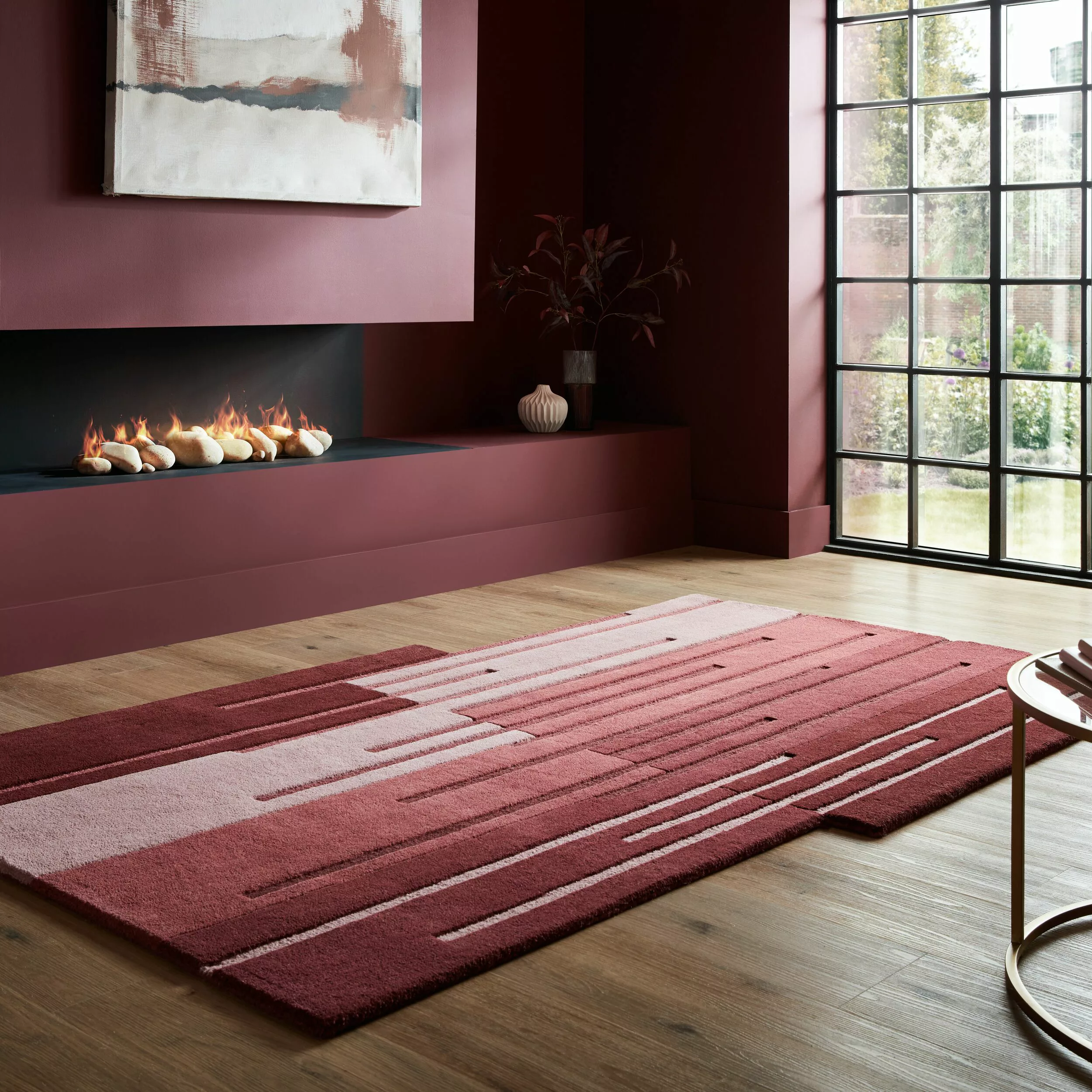 FLAIR RUGS Wollteppich »Split Ombre«, rechteckig, Geteilter Wollteppich in günstig online kaufen