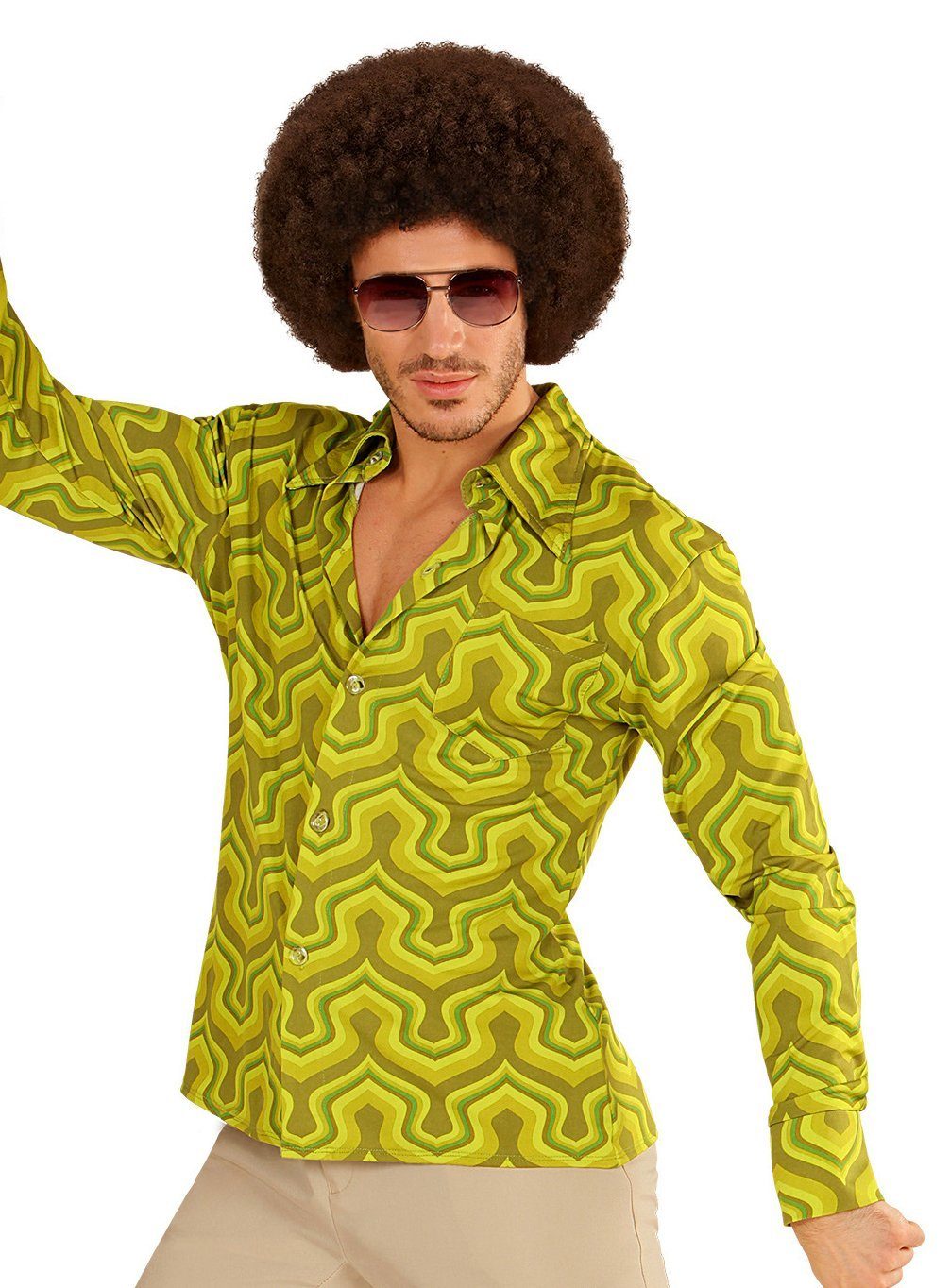 Widdmann T-Shirt 70er Hemd Wallpaper Für günstig online kaufen