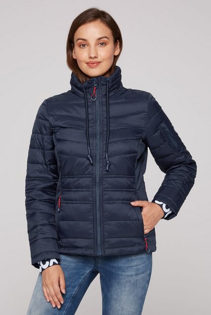 SOCCX Steppjacke mit Windfangleiste günstig online kaufen