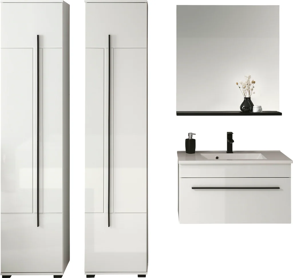 INOSIGN Badmöbel-Set "Cantara, Bad im modernen Design, 4-teiliges Badezimme günstig online kaufen