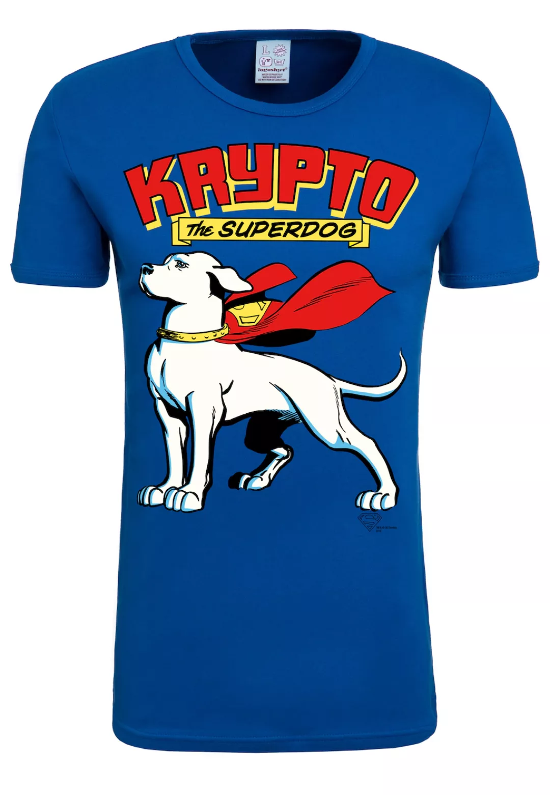 LOGOSHIRT T-Shirt "The Superdog", mit rundem Ausschnitt günstig online kaufen