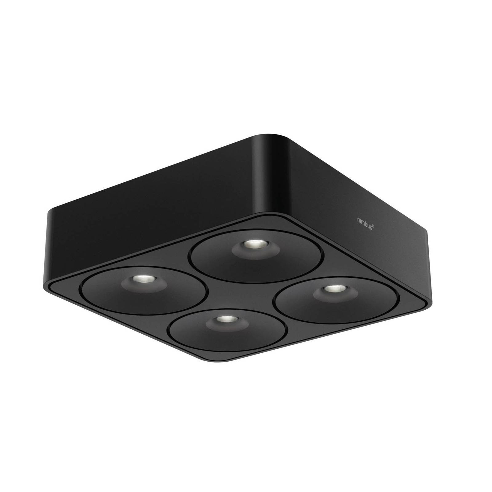 Nimbus - Q Four TT Aufbau 80° LED Deckenleuchte 3000K - schwarz/matt pulver günstig online kaufen