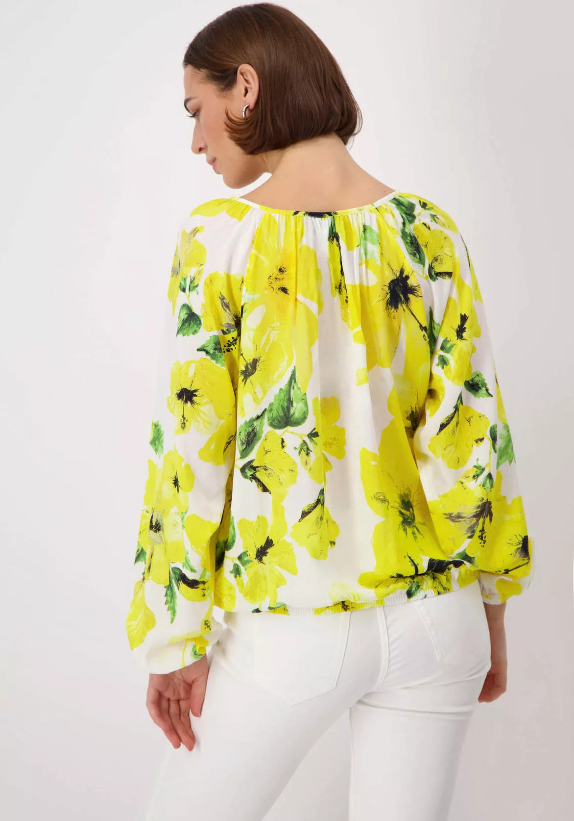 Monari Schlupfbluse mit Blumenprint günstig online kaufen