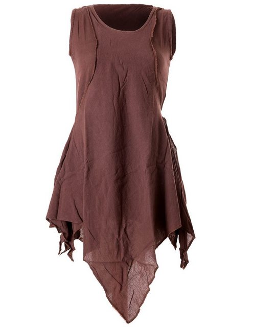 Vishes Tunikakleid Zipfeliges Lagenlook Shirt Tunika im Used-Look Hippie, E günstig online kaufen
