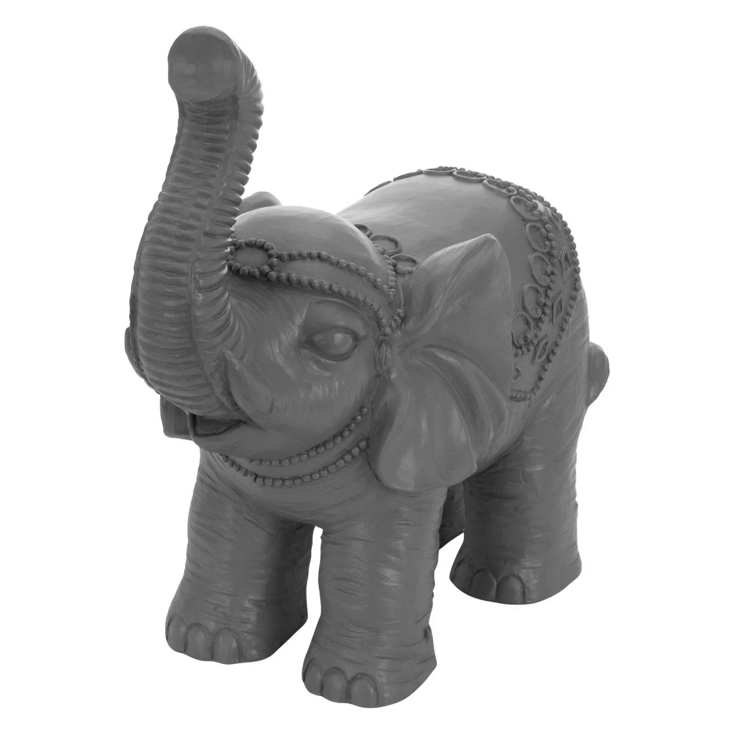 ML-Design Deko Figur Elefant Grau 36x19x39 cm Orientalische Finish Innen & günstig online kaufen