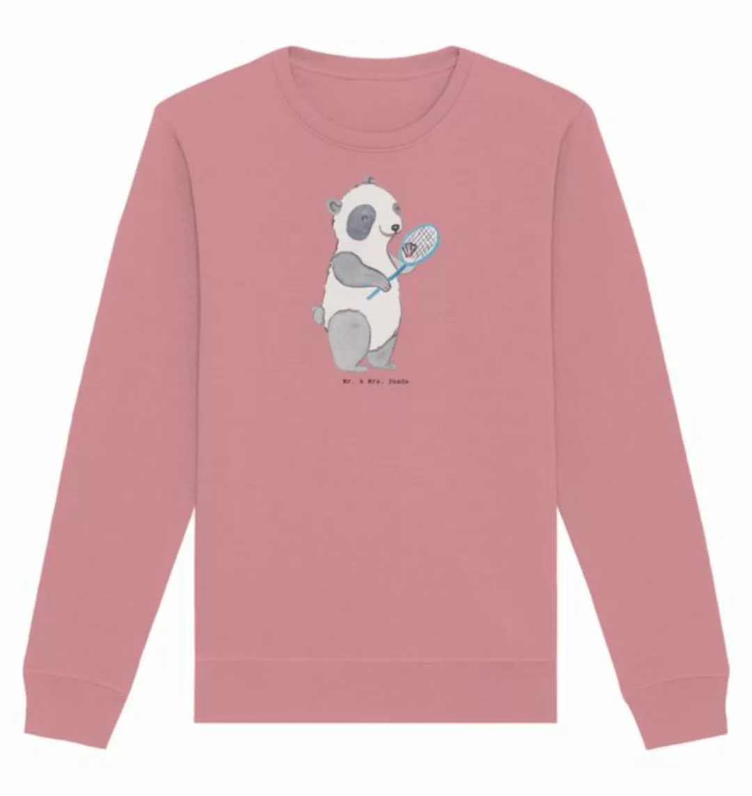 Mr. & Mrs. Panda Longpullover Panda Badminton Größe XL - Canyon Pink - Gesc günstig online kaufen