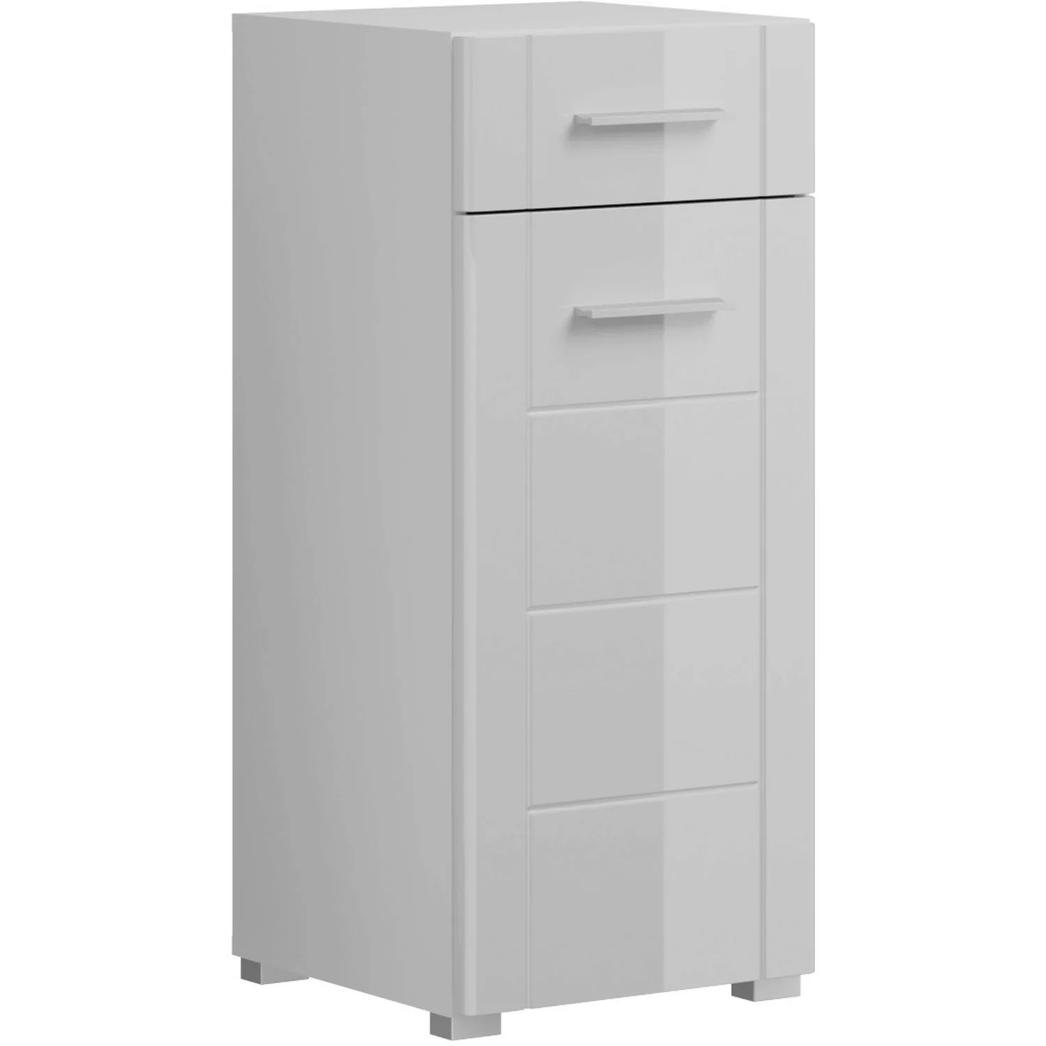 freiraum Hochschrank in Weiß Hochglanz - 37x80x31cm (BxHxT) günstig online kaufen