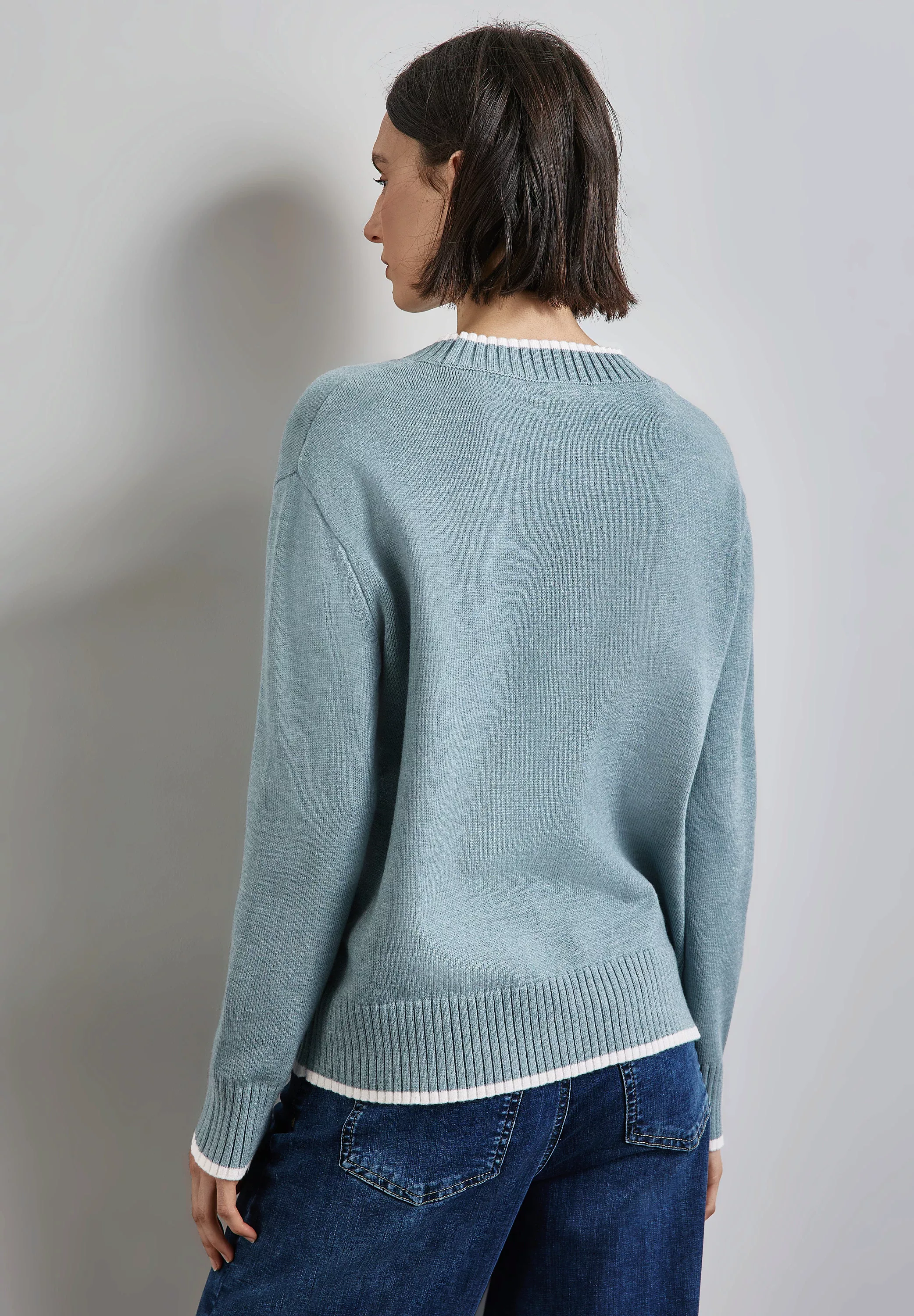 STREET ONE Strickpullover, aus softem Materialmix günstig online kaufen