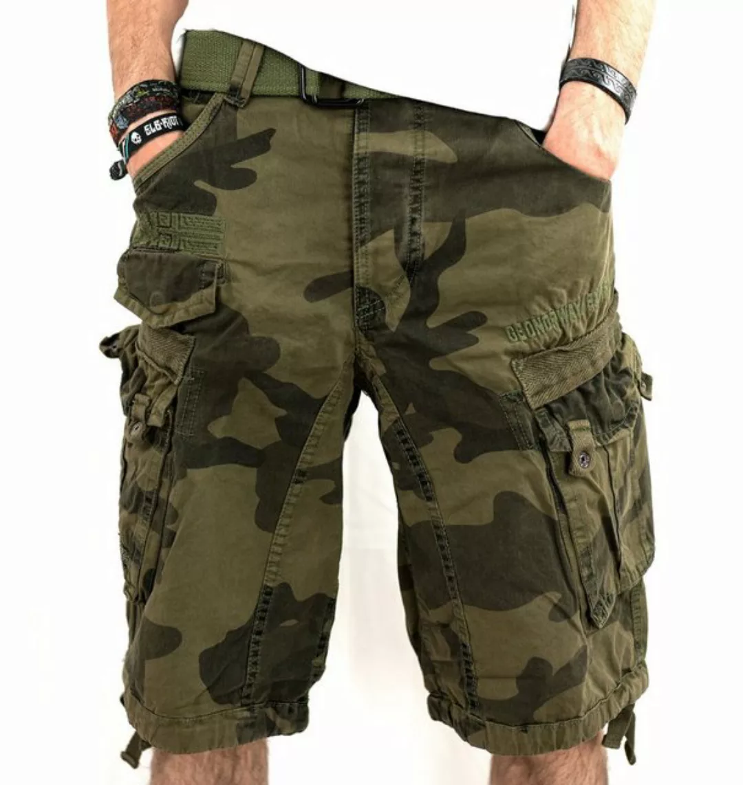 Geographical Norway Cargoshorts Herren kurze Hose Brpanoramique Camo (1-tlg günstig online kaufen