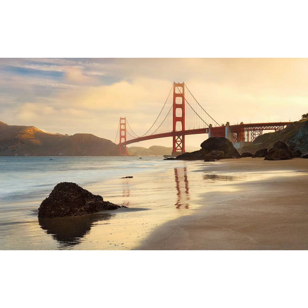 Komar Vliestapete »Digitaldruck Vlies - Golden Gate - Größe 400 x 250 cm«, günstig online kaufen