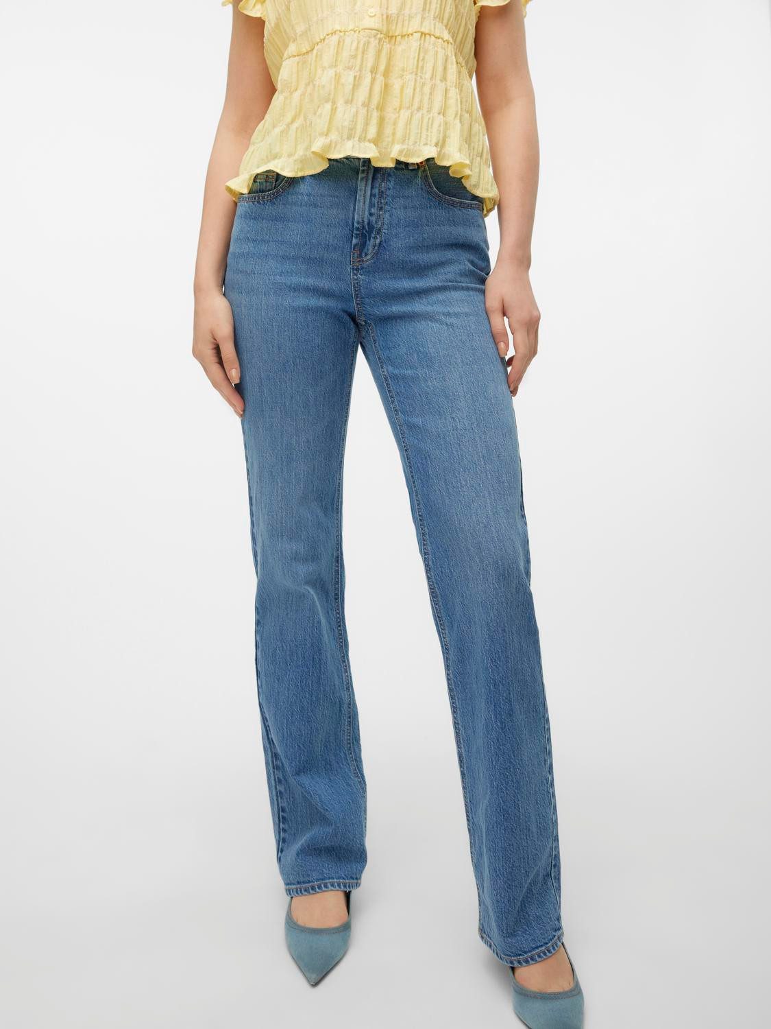 Vero Moda Gerade Jeans VMTESSA HR günstig online kaufen