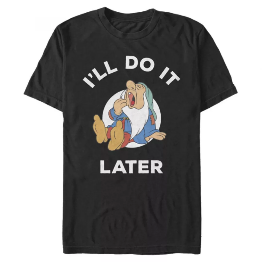 Disney - Schneewittchen - Schlafmütze Do It Later - Männer T-Shirt günstig online kaufen